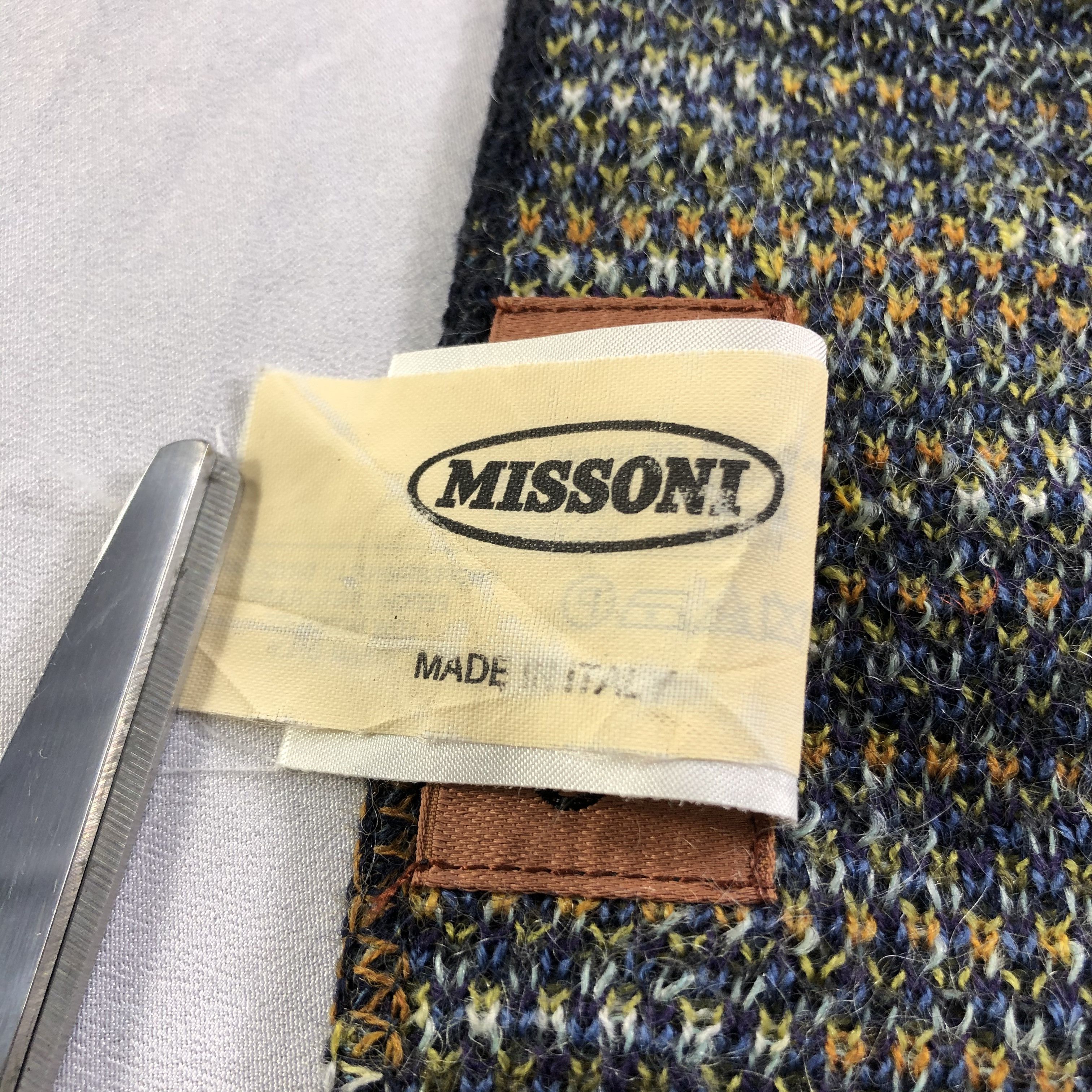 Missoni Missoni Abstract Mohair Scarf Muffler Neckwear V2433 Size ONE SIZE - 7 Thumbnail