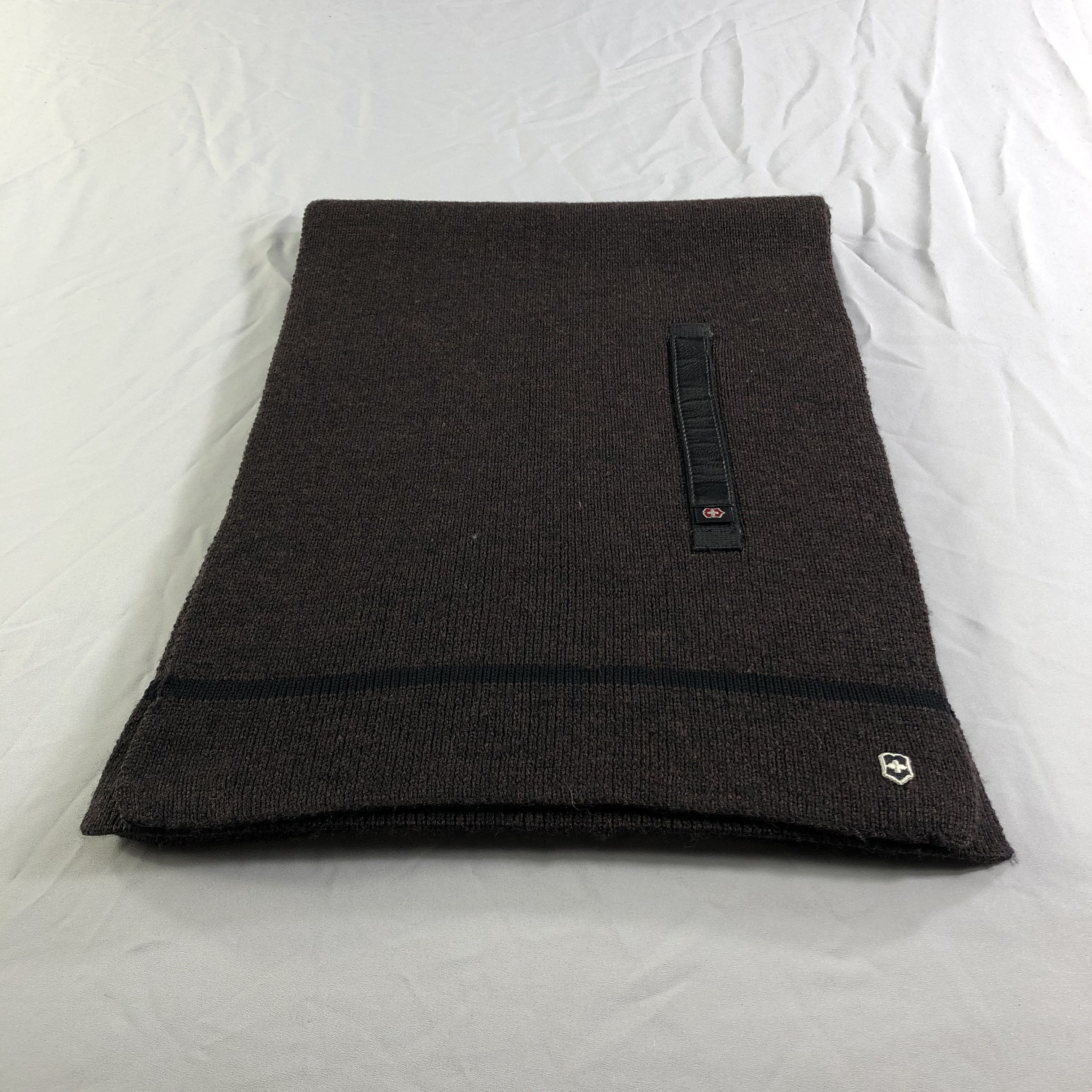 Victorinox Knit Wool Scarf Muffler Neckwear V2439