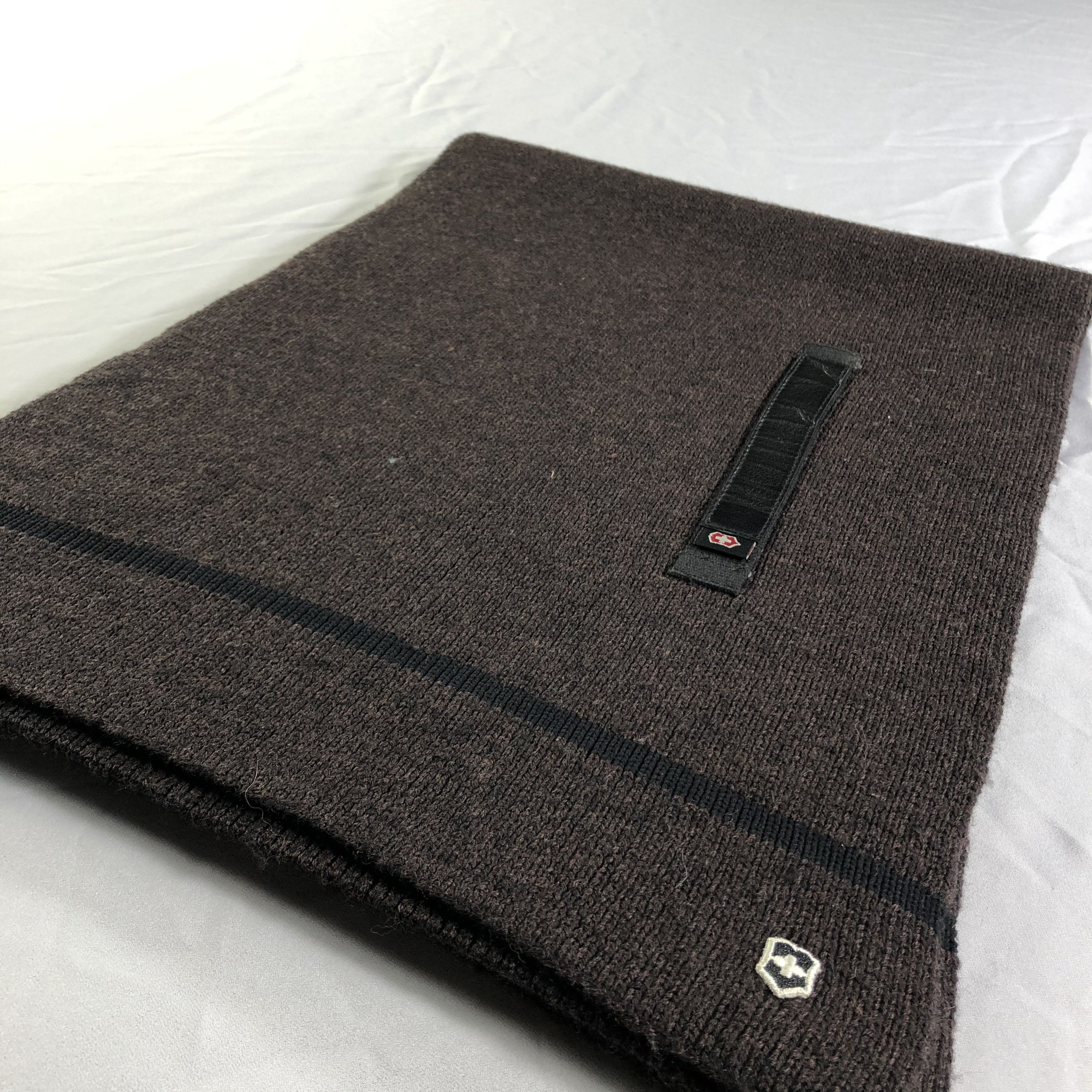 Victorinox Knit Wool Scarf Muffler Neckwear V2439
