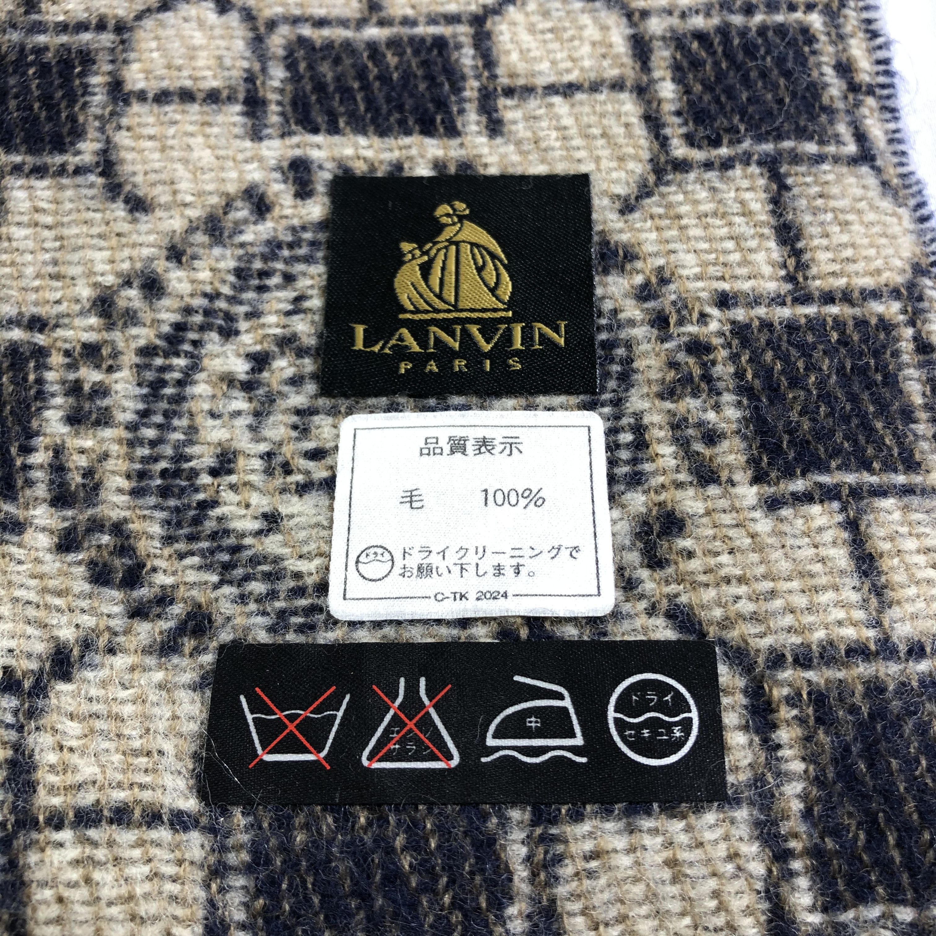 Lanvin Lanvin Wool Scarf Muffler Neckwear V2452 Size ONE SIZE - 5 Thumbnail