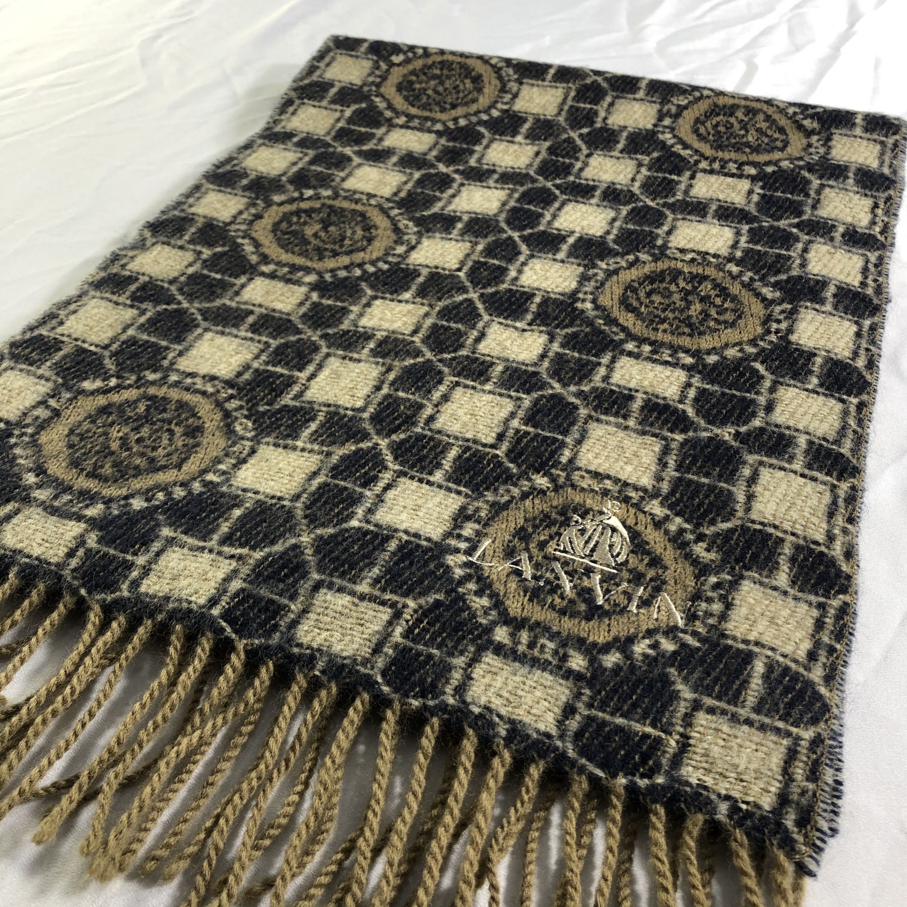 Lanvin Lanvin Wool Scarf Muffler Neckwear V2452 Size ONE SIZE - 2 Thumbnail