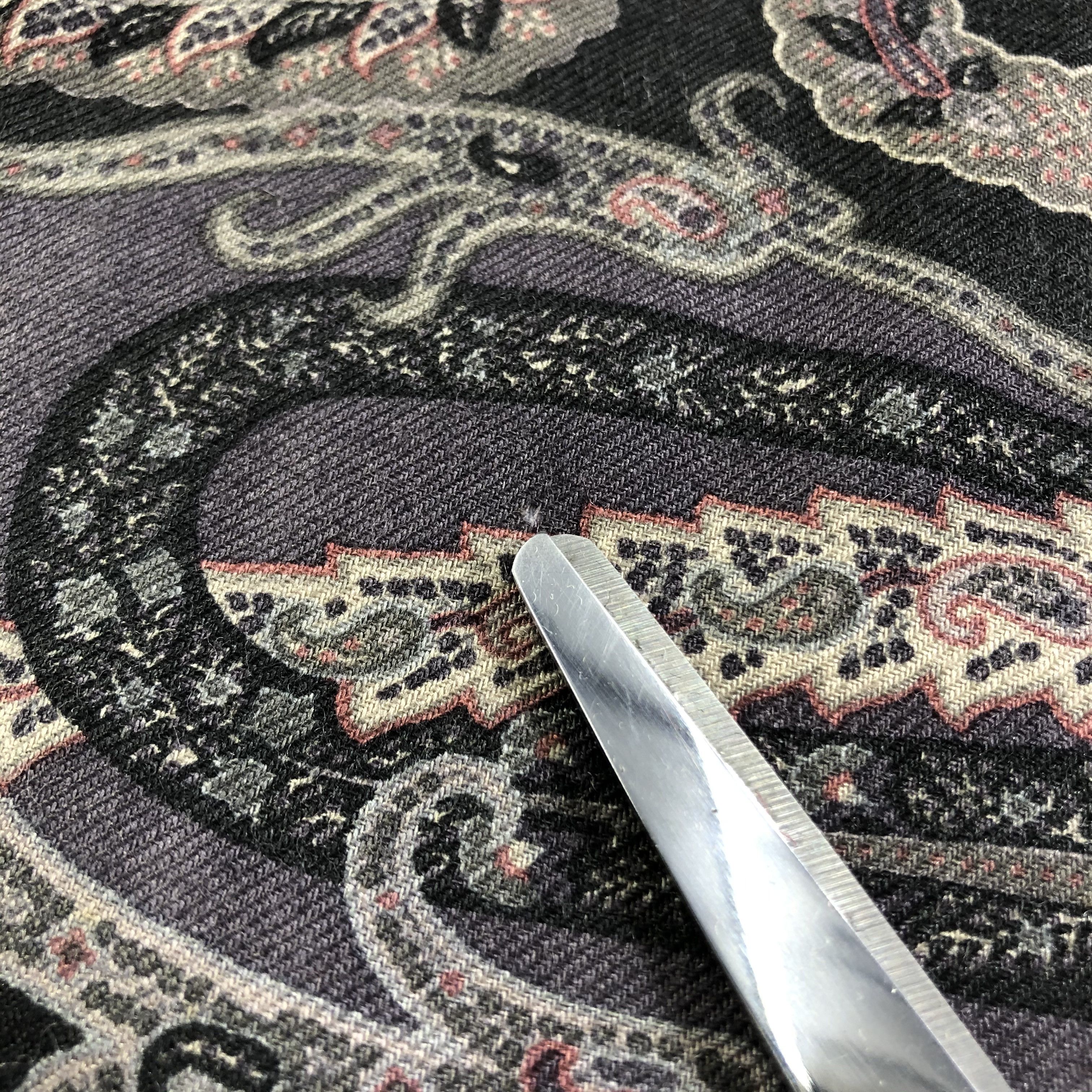 Etro Etro Paisley Silk/Wool Stole Scarf Muffler Neckwear V2455 Size ONE SIZE - 9 Thumbnail