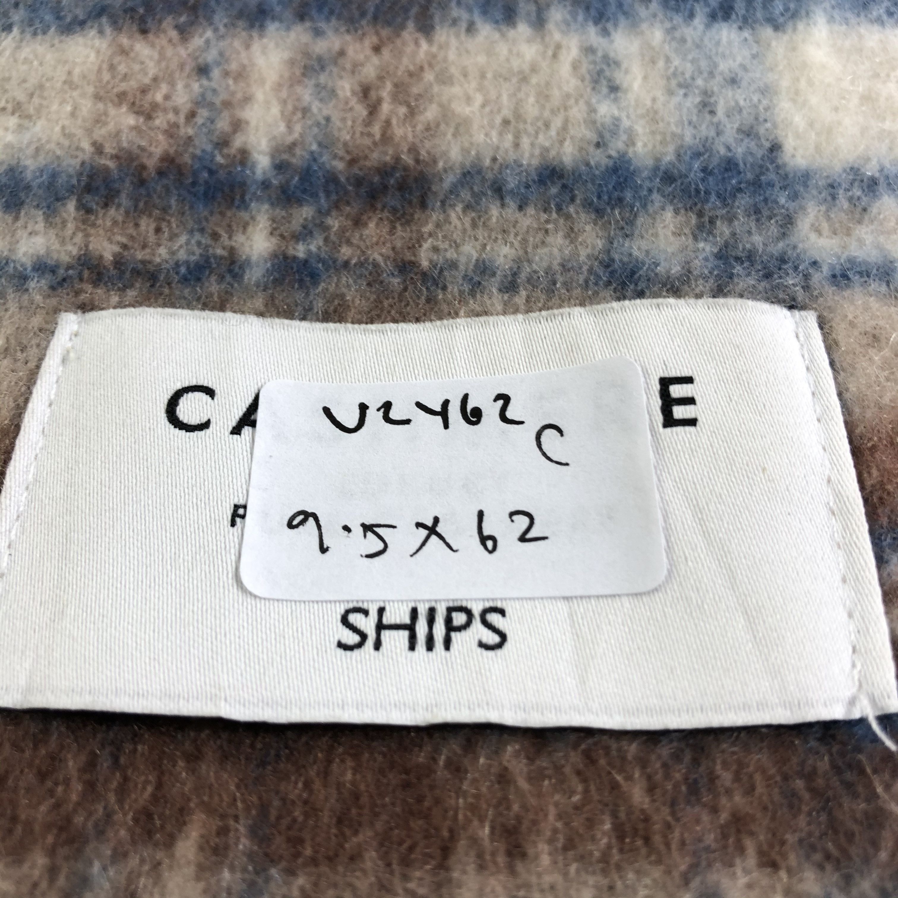 SHIPS Ships Tartan Cashmere Scarf Muffler Neckwear V2462 Size ONE SIZE - 7 Thumbnail