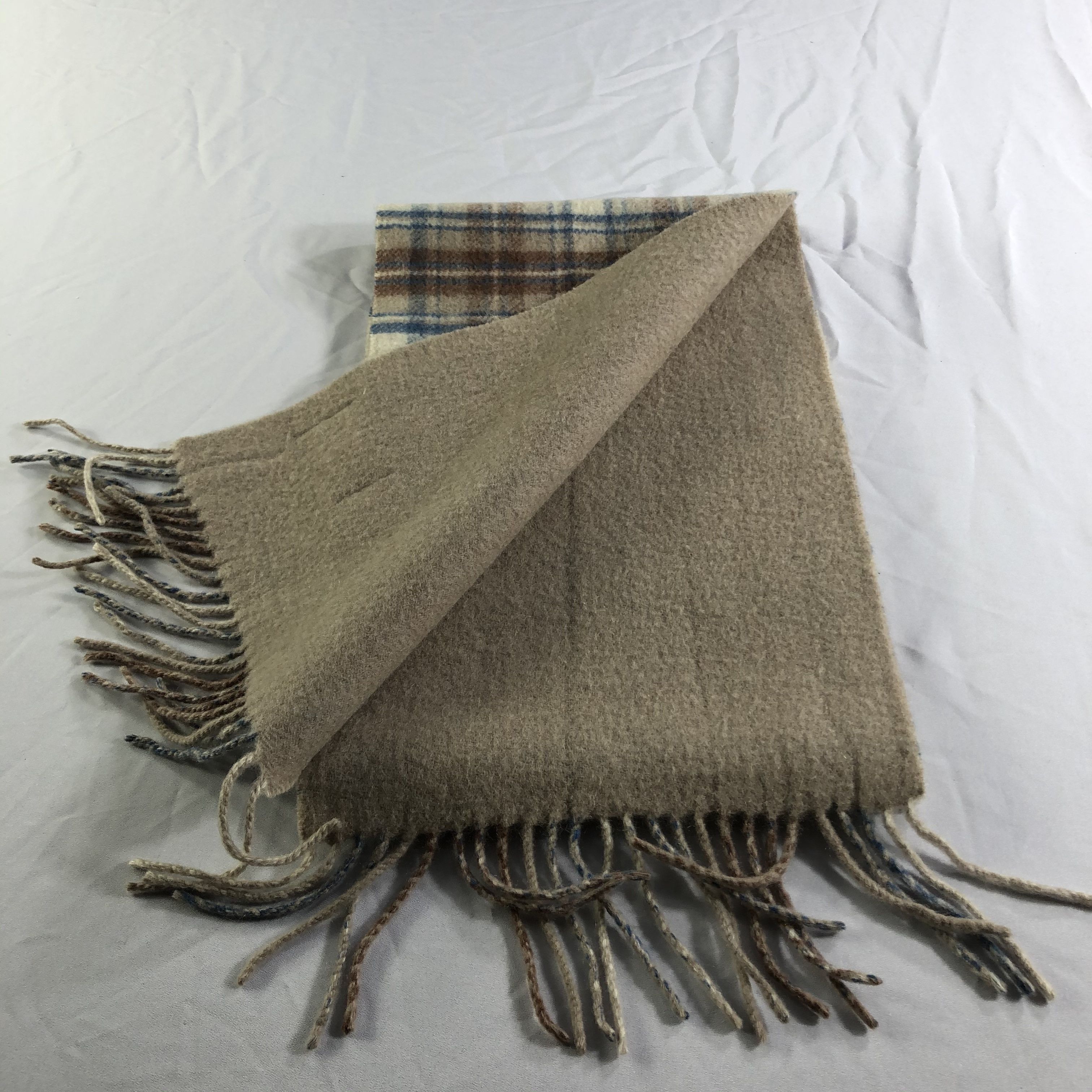 SHIPS Ships Tartan Cashmere Scarf Muffler Neckwear V2462 Size ONE SIZE - 6 Thumbnail