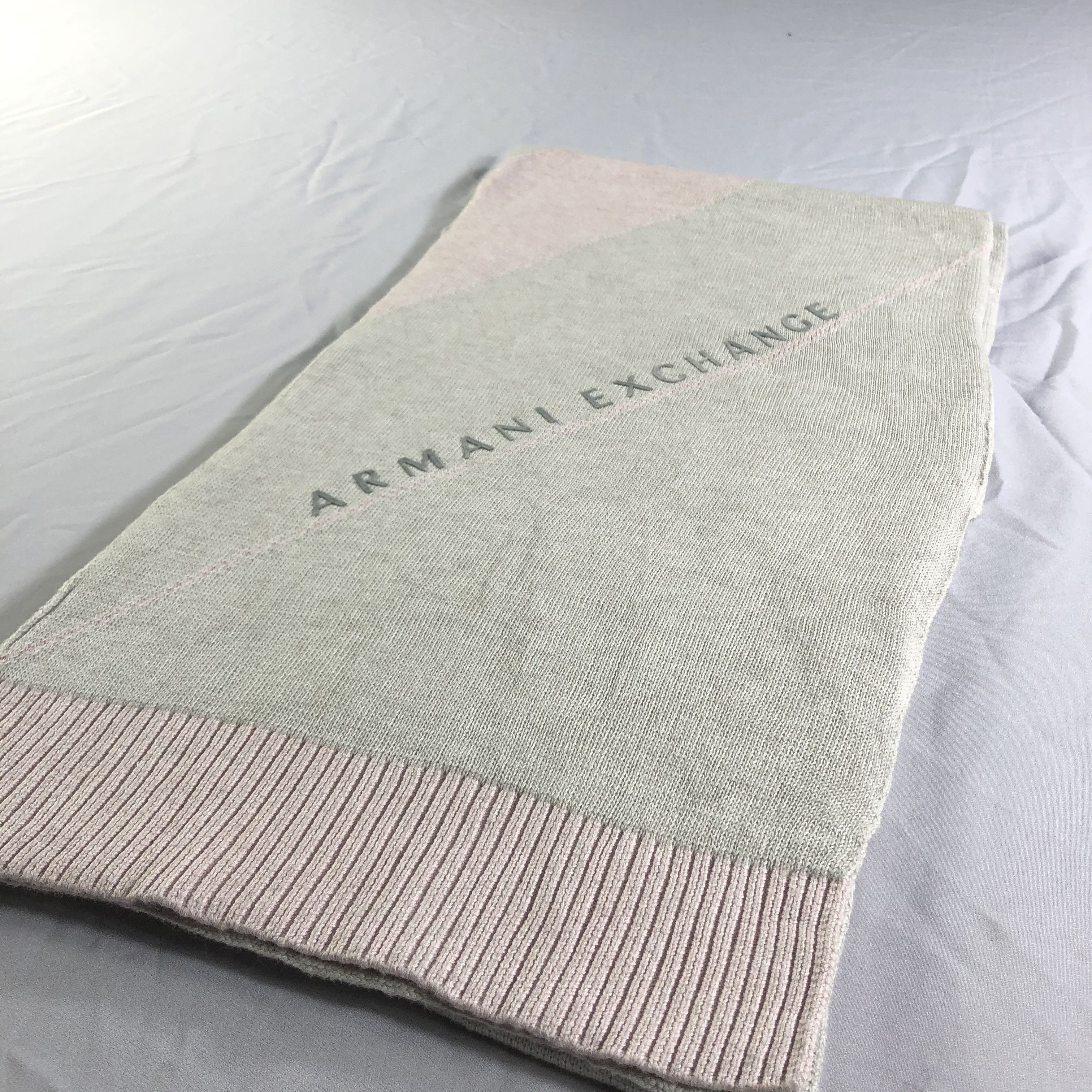 Armani Exchange Armani Exchange Cotton Scarf Muffler Neckwear V2463 Size ONE SIZE - 2 Thumbnail