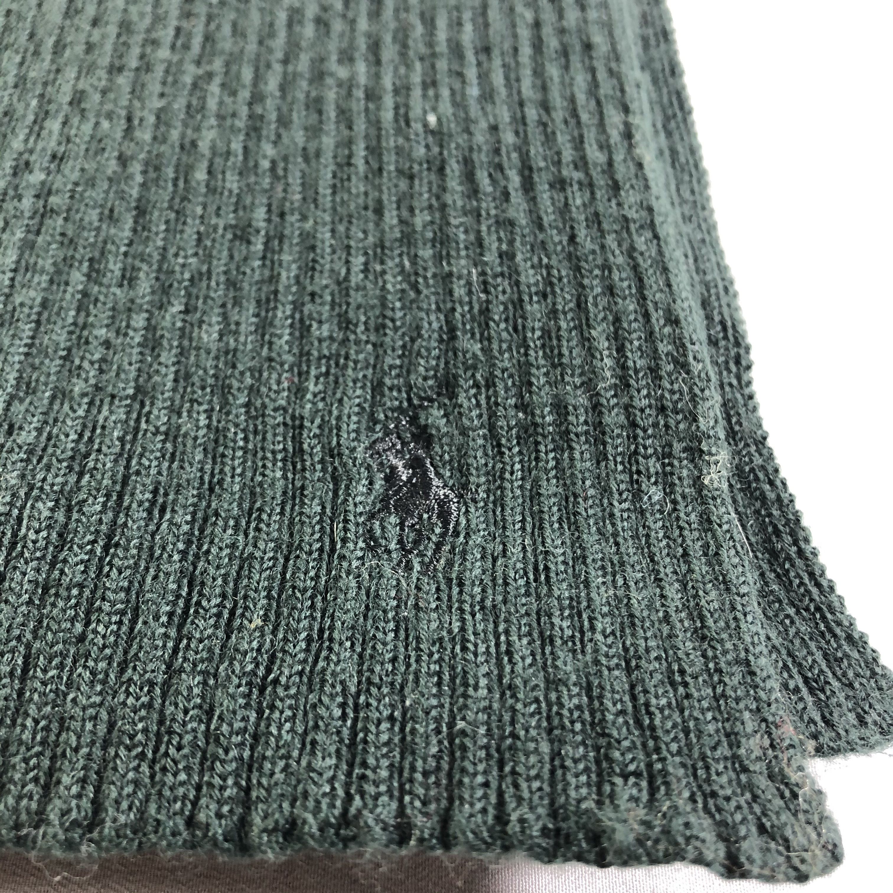 Ralph Lauren Ralph Lauren Pleated Wool Scarf Muffler Neckwear V2481 Size ONE SIZE - 5 Thumbnail