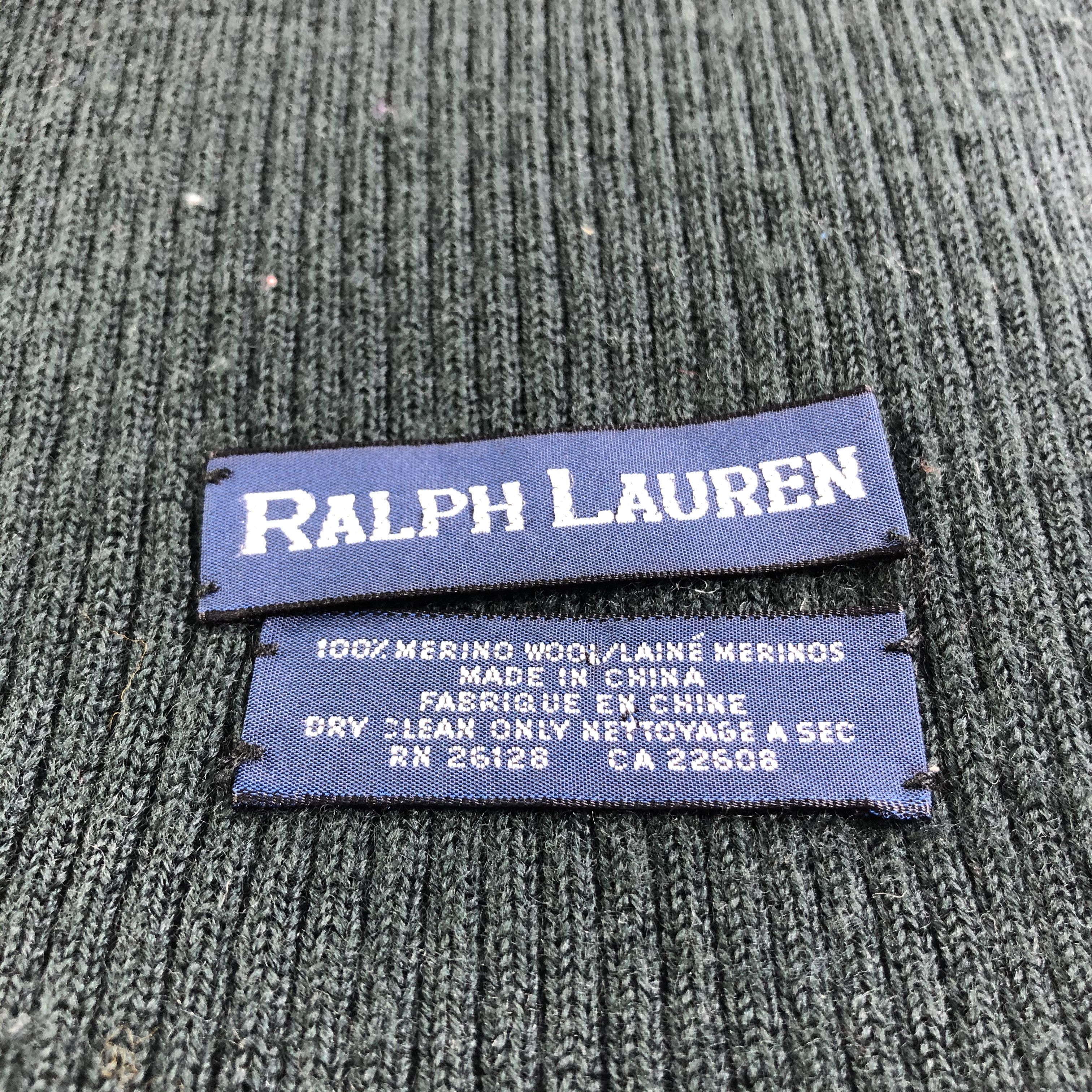 Ralph Lauren Ralph Lauren Pleated Wool Scarf Muffler Neckwear V2481 Size ONE SIZE - 6 Thumbnail
