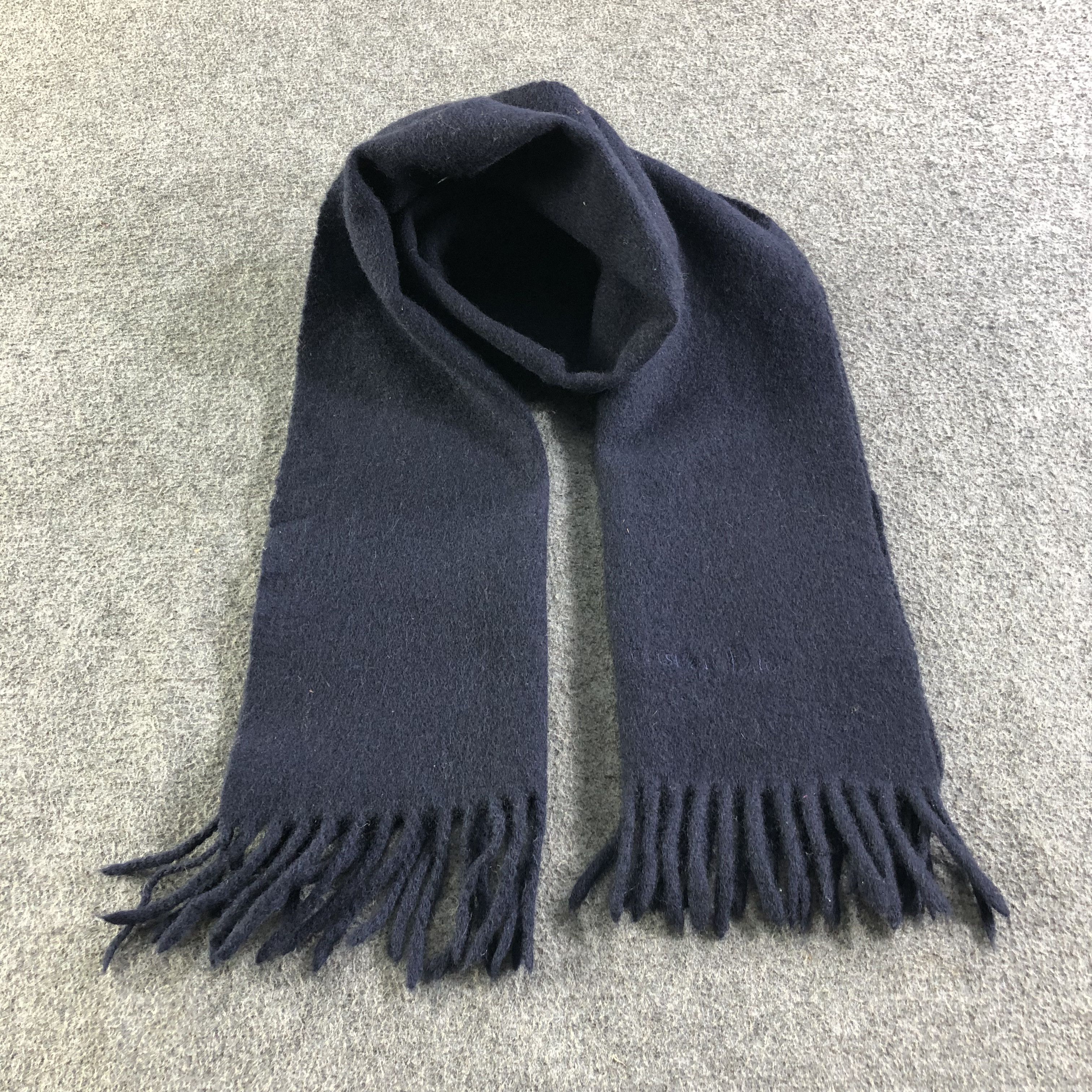 Japanese Brand Christian Dior Wool Scarf Muffler Neckwear V2056 Size ONE SIZE - 1 Thumbnail