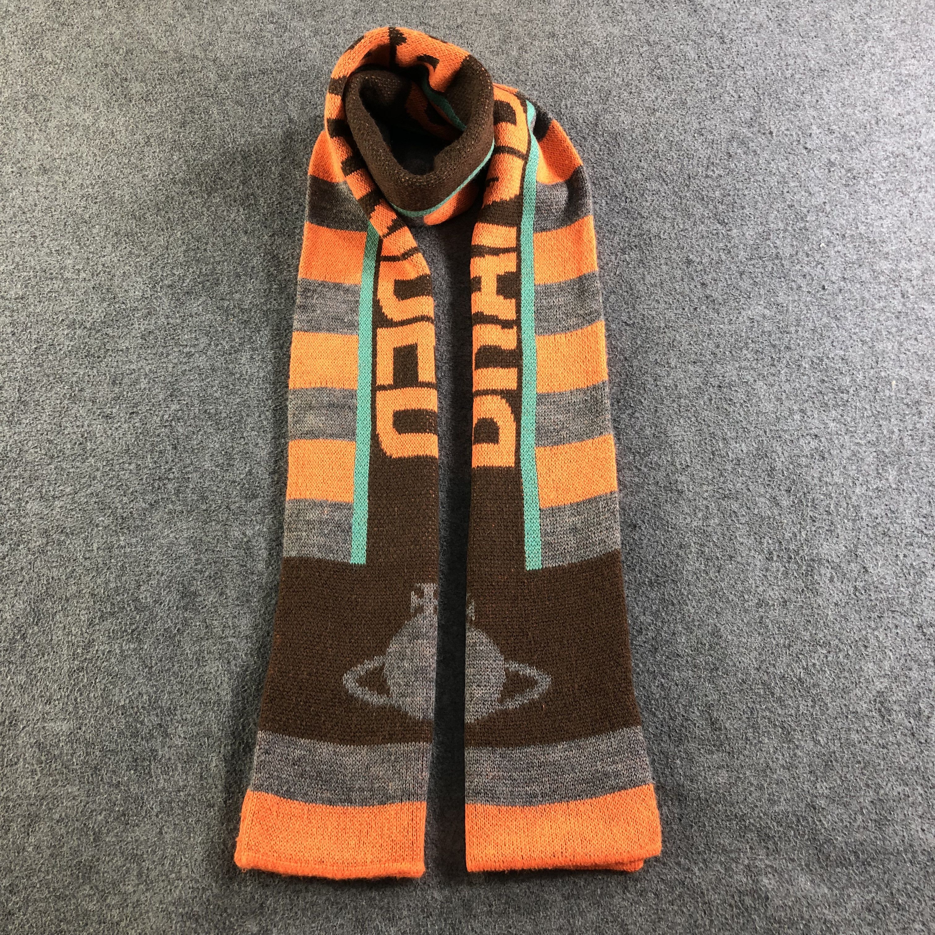 Vivienne Westwood Vivienne Westwood Branded Orbs Wool Scarf Muffler V2058 Size ONE SIZE - 1 Thumbnail