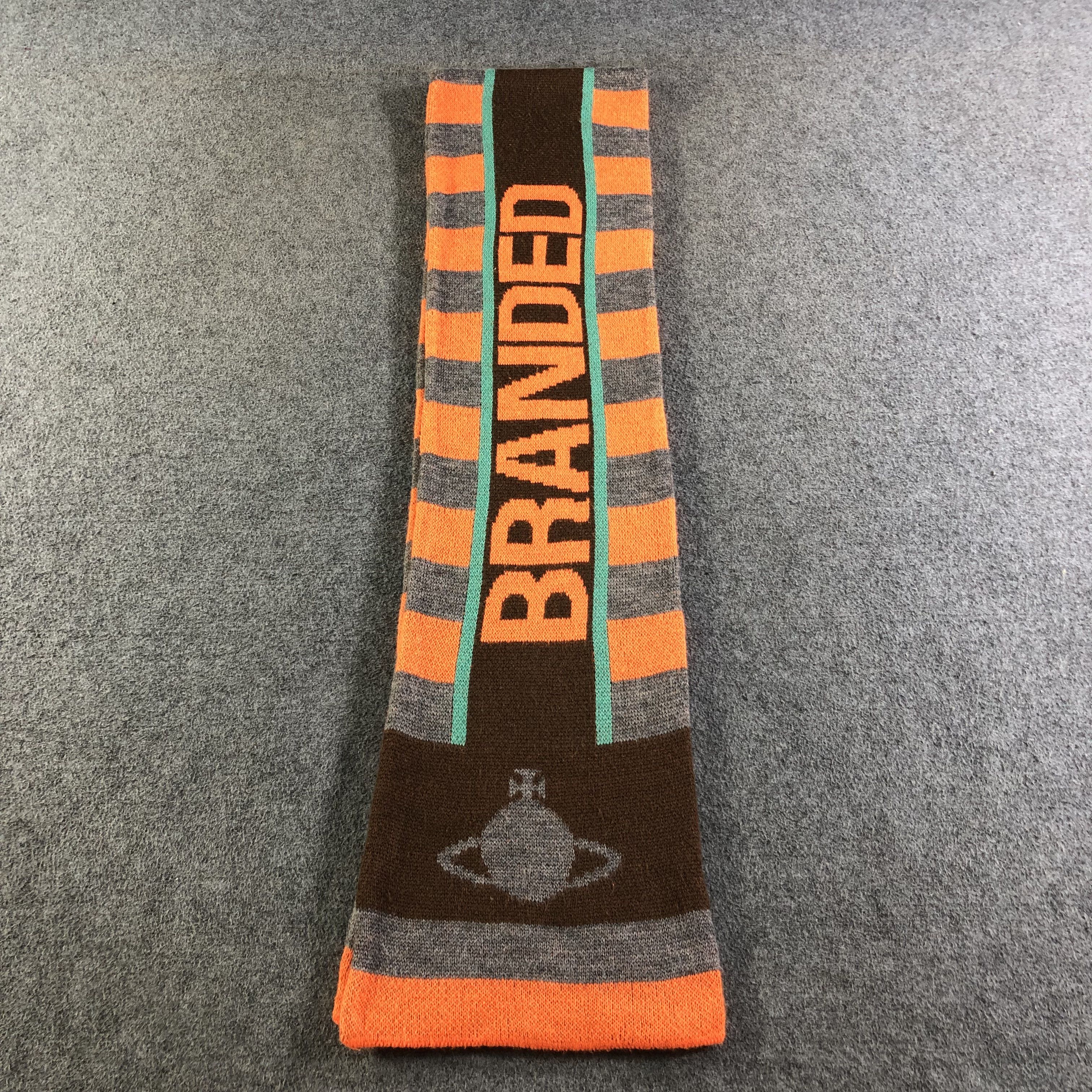 Vivienne Westwood Vivienne Westwood Branded Orbs Wool Scarf Muffler V2058 Size ONE SIZE - 2 Thumbnail