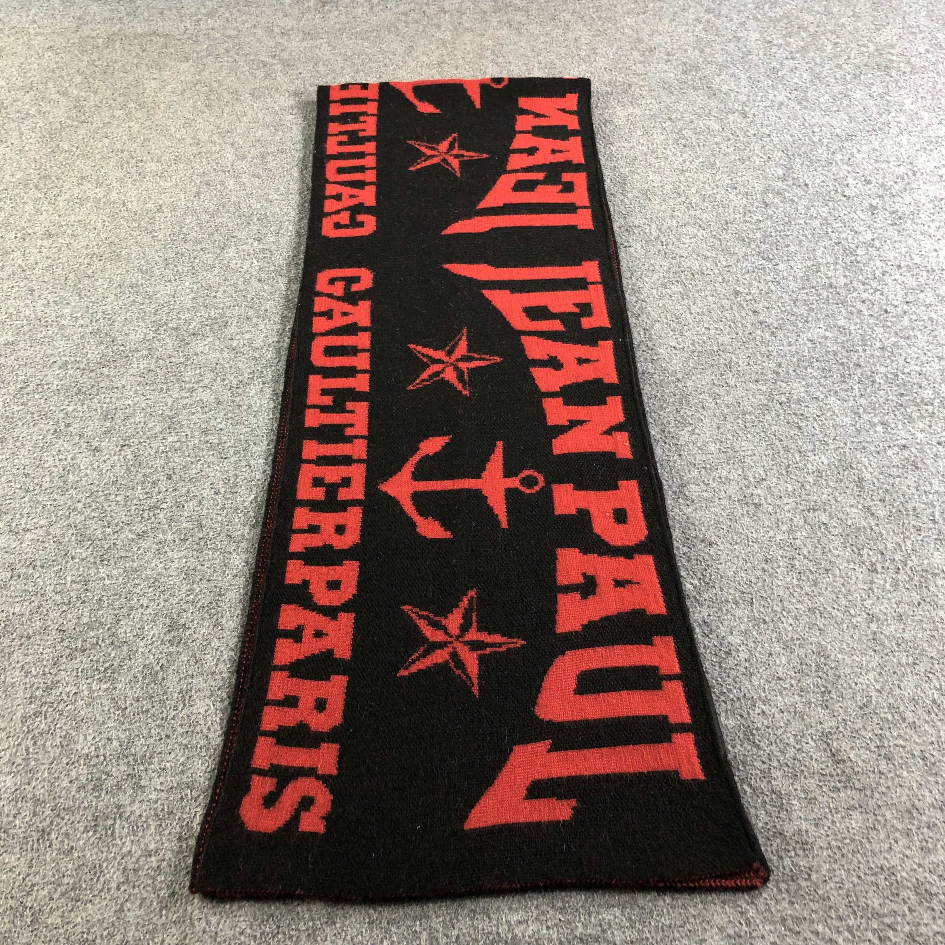 Jean Paul Gaultier Jean Paul Gaultier Wool Scarf Muffler Neckwear V2060 Size ONE SIZE - 2 Thumbnail