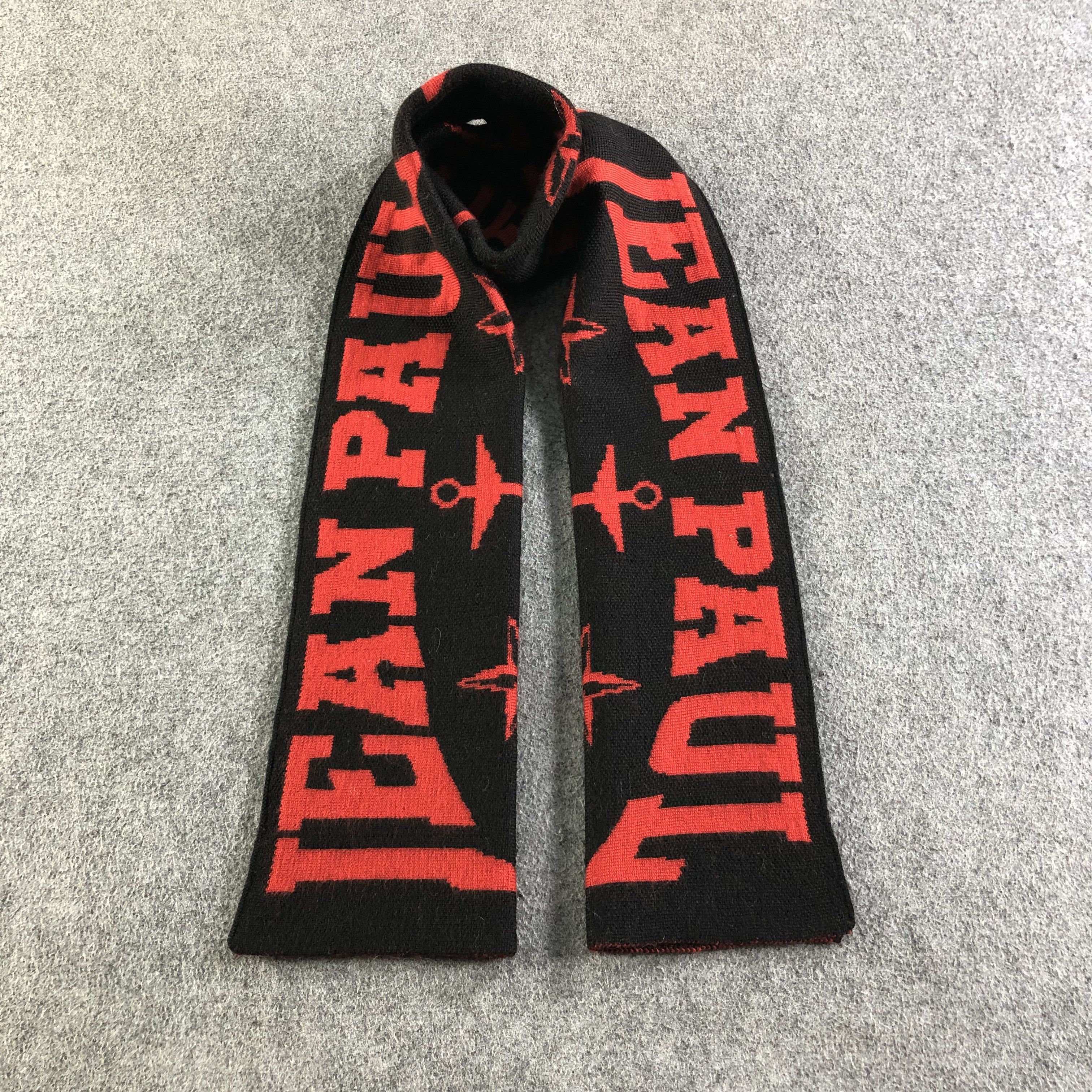 Jean Paul Gaultier Jean Paul Gaultier Wool Scarf Muffler Neckwear V2060 Size ONE SIZE - 1 Thumbnail