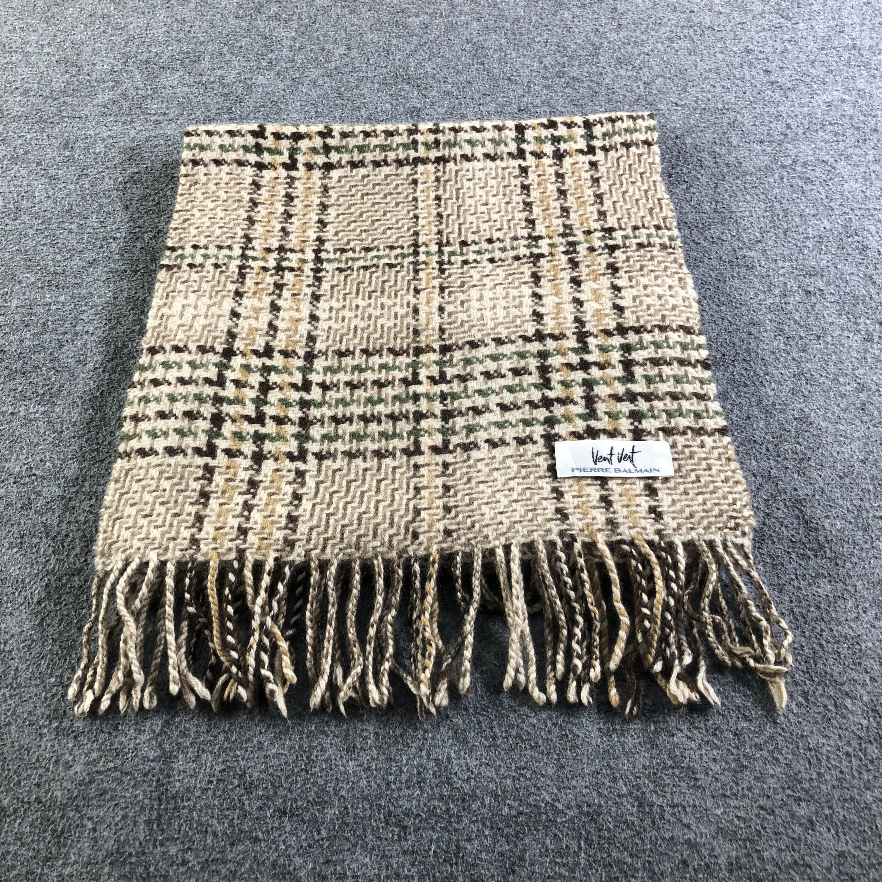 Pierre Balmain Pierre Balmain Cashmere Scarf Muffler Neckwear V2080 Size ONE SIZE - 3 Thumbnail