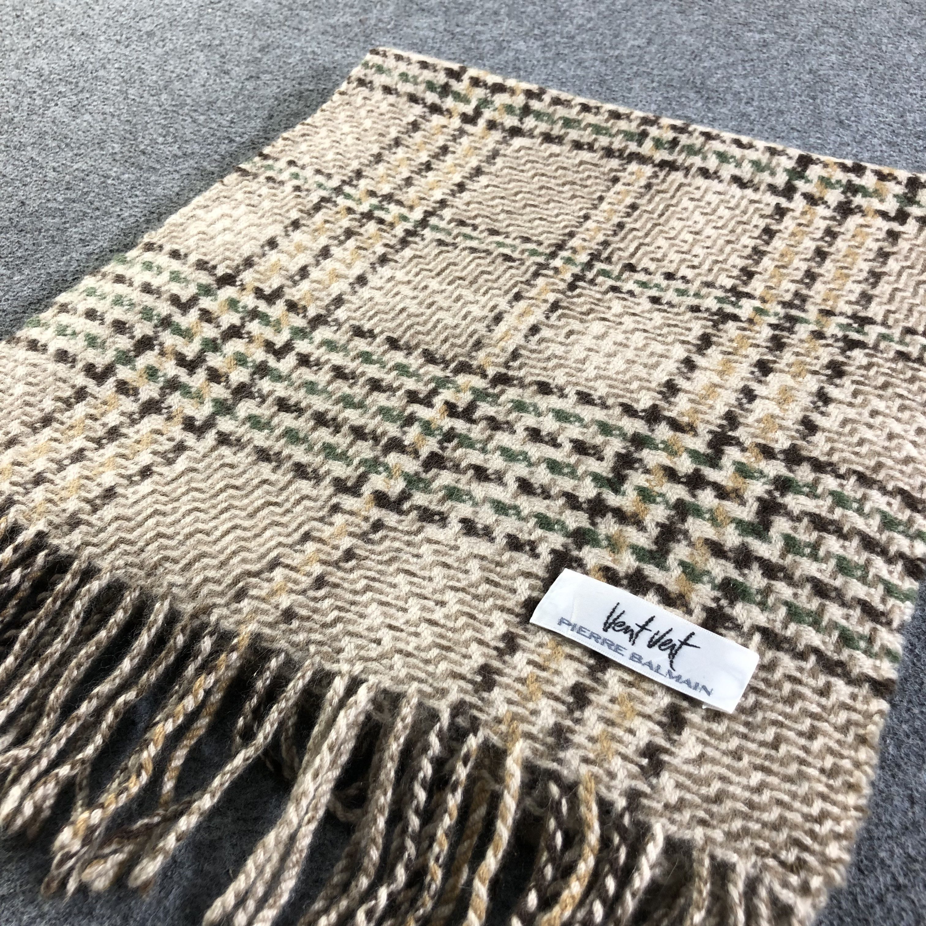 Pierre Balmain Pierre Balmain Cashmere Scarf Muffler Neckwear V2080 Size ONE SIZE - 4 Thumbnail