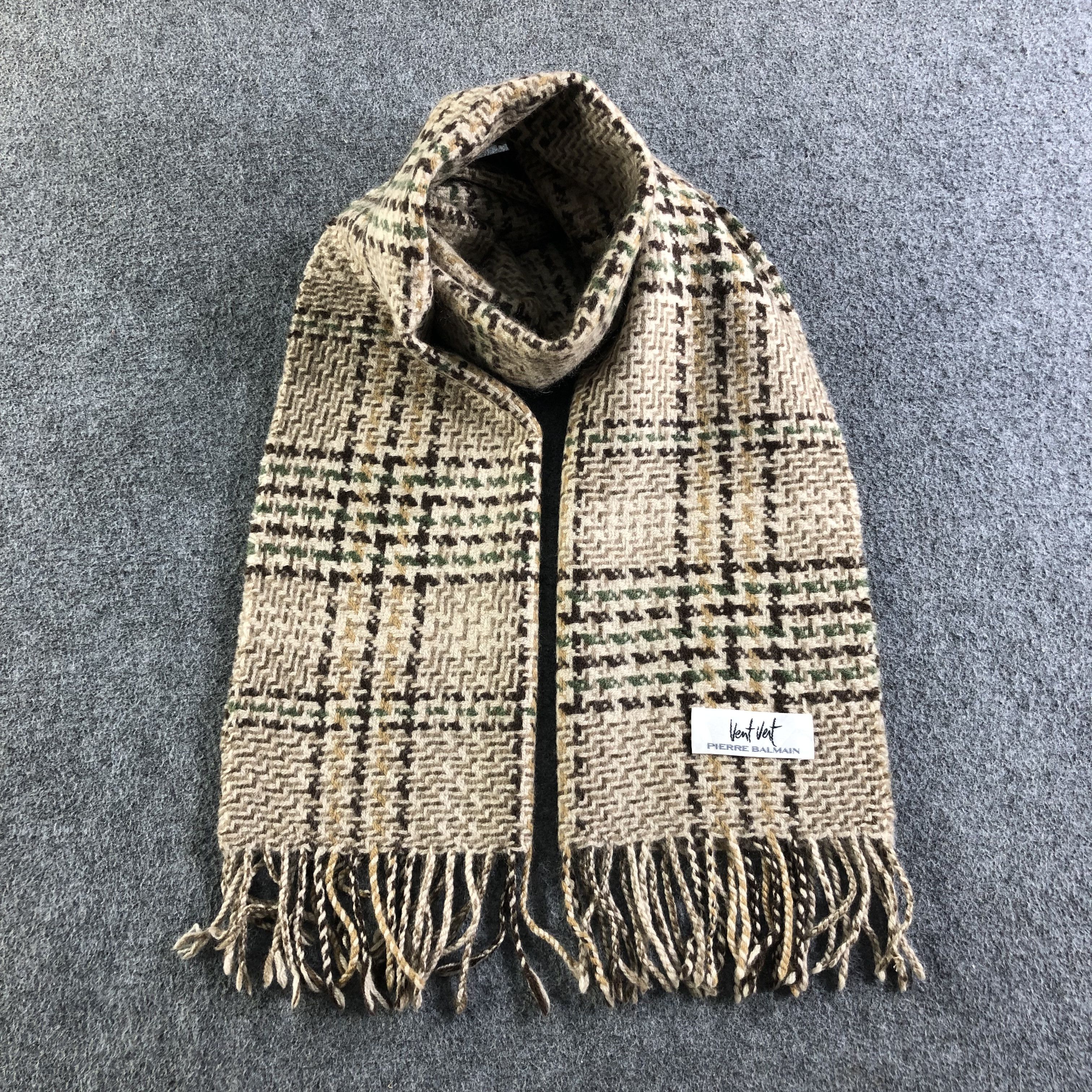 Pierre Balmain Pierre Balmain Cashmere Scarf Muffler Neckwear V2080 Size ONE SIZE - 1 Thumbnail