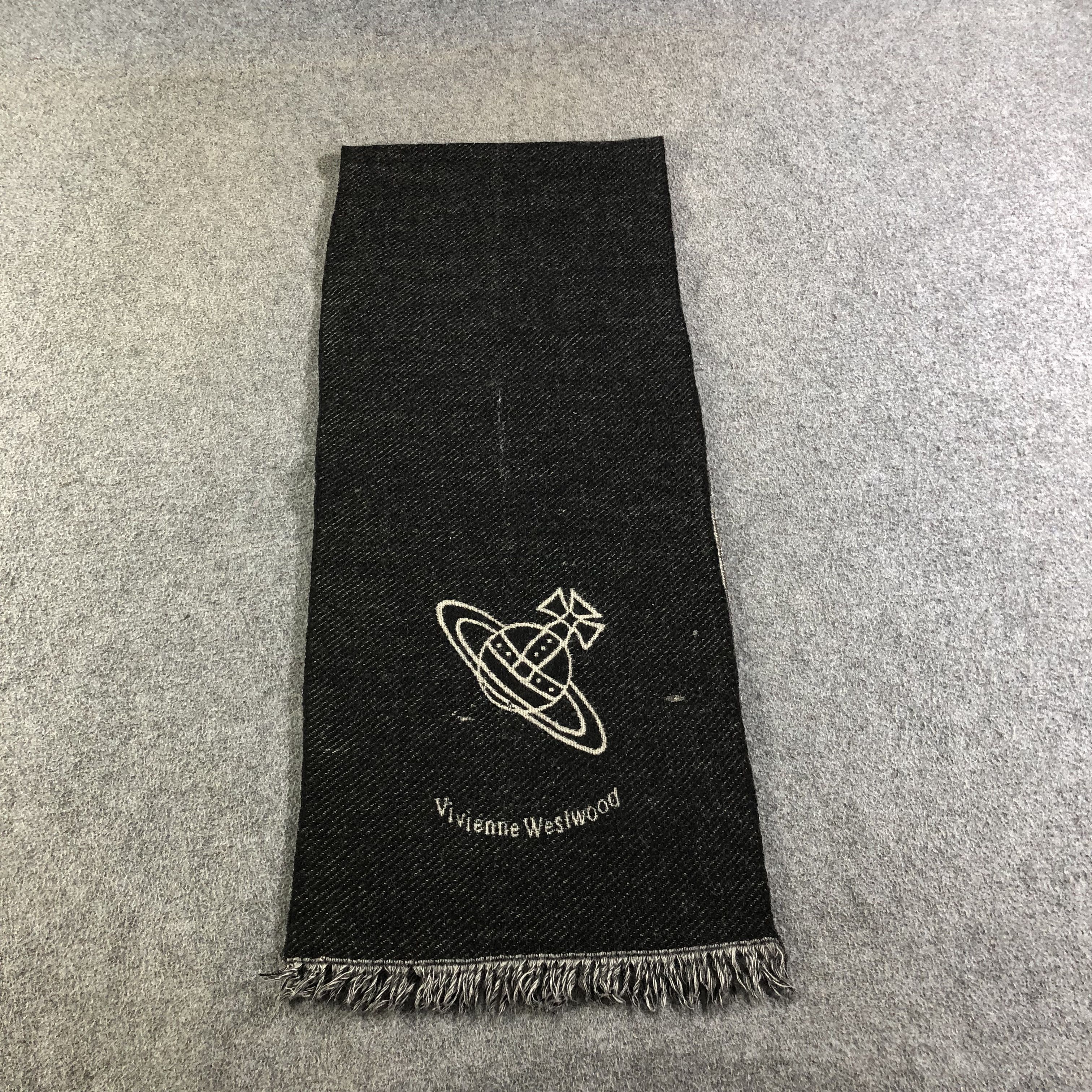 Vivienne Westwood Orb Wool Scarf Muffler Neckwear V2100