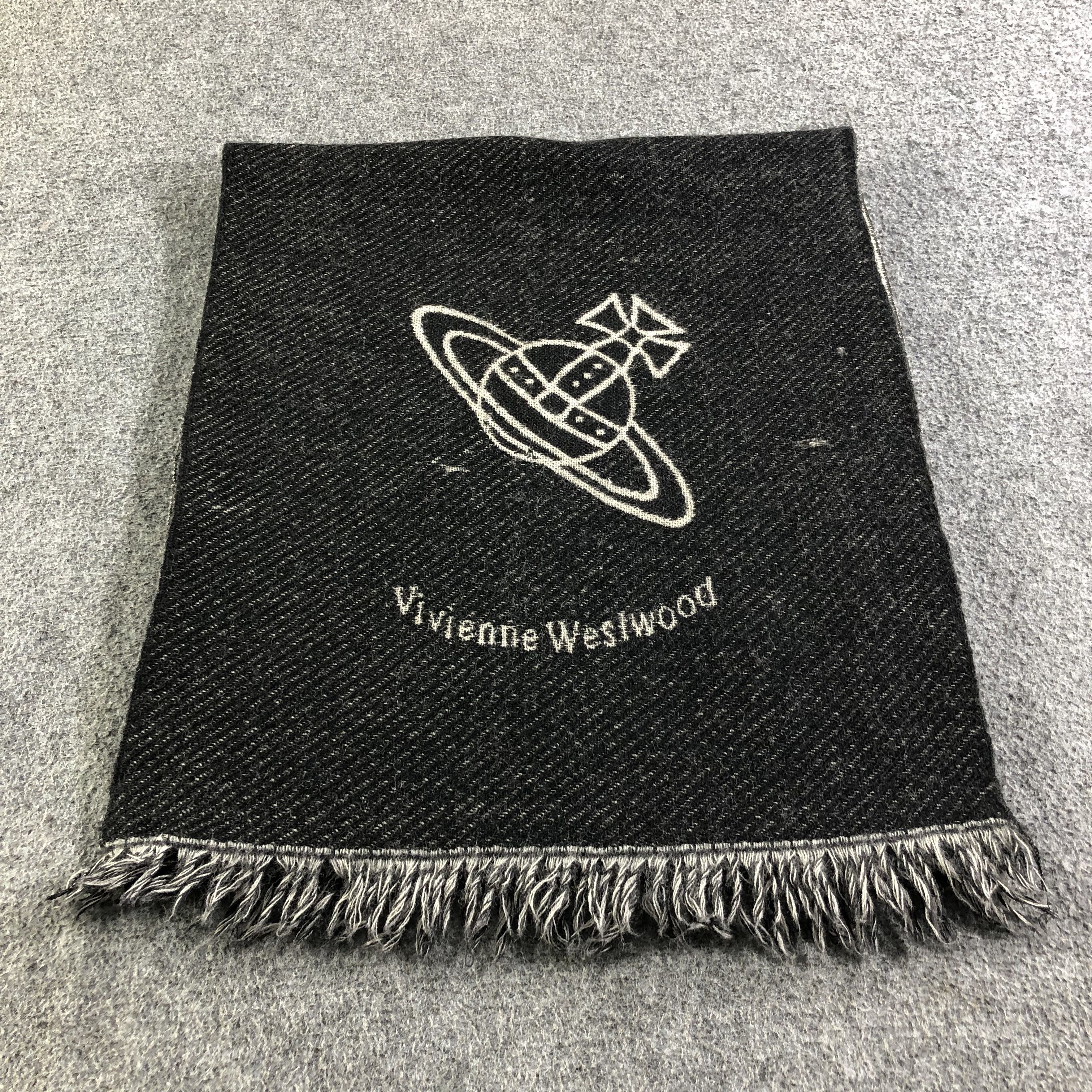 Vivienne Westwood Vivienne Westwood Orb Wool Scarf Muffler Neckwear V2100 Size ONE SIZE - 3 Thumbnail