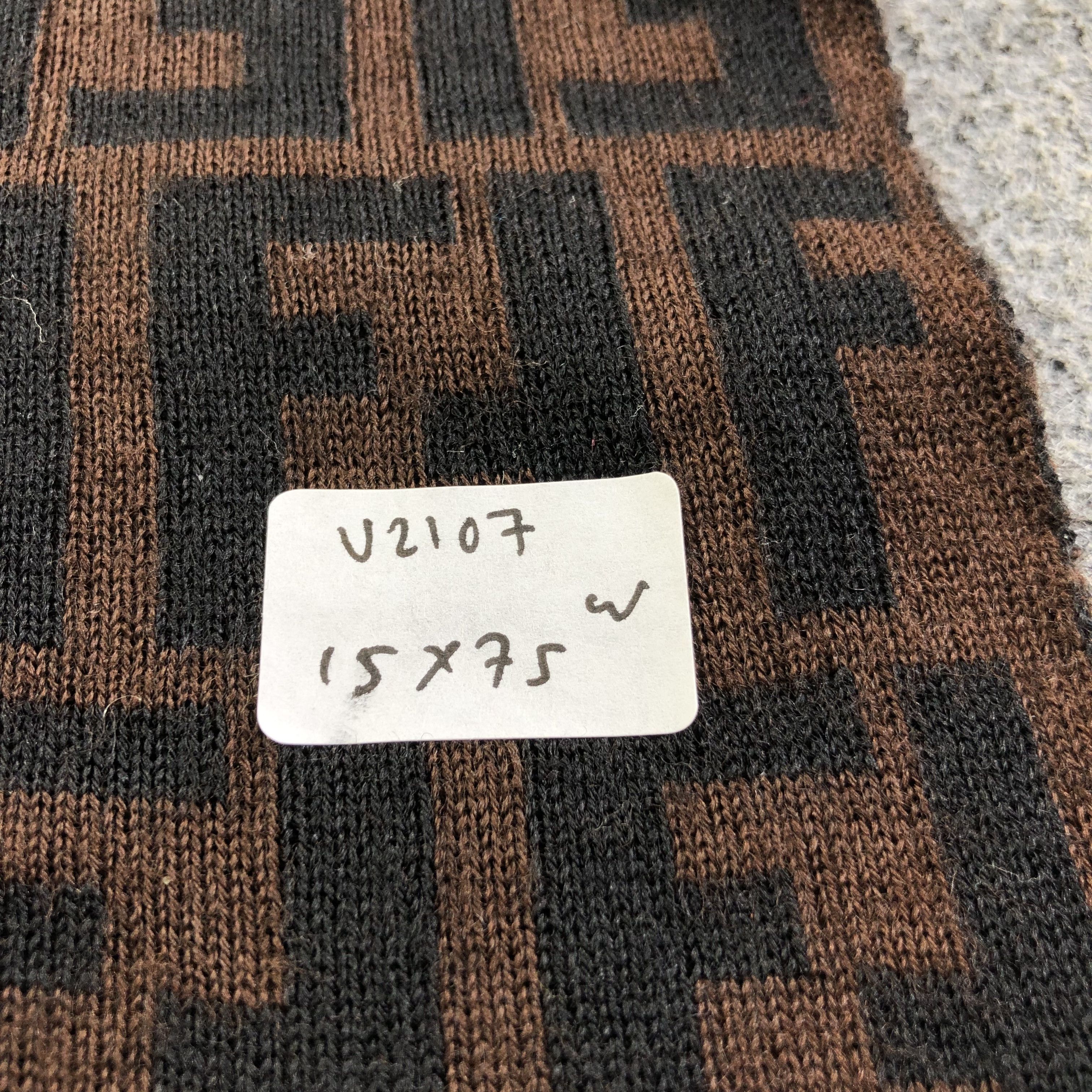Fendi FENDI Striped Wool Scarf Muffler Neckwear V2107 Size ONE SIZE - 19 Thumbnail