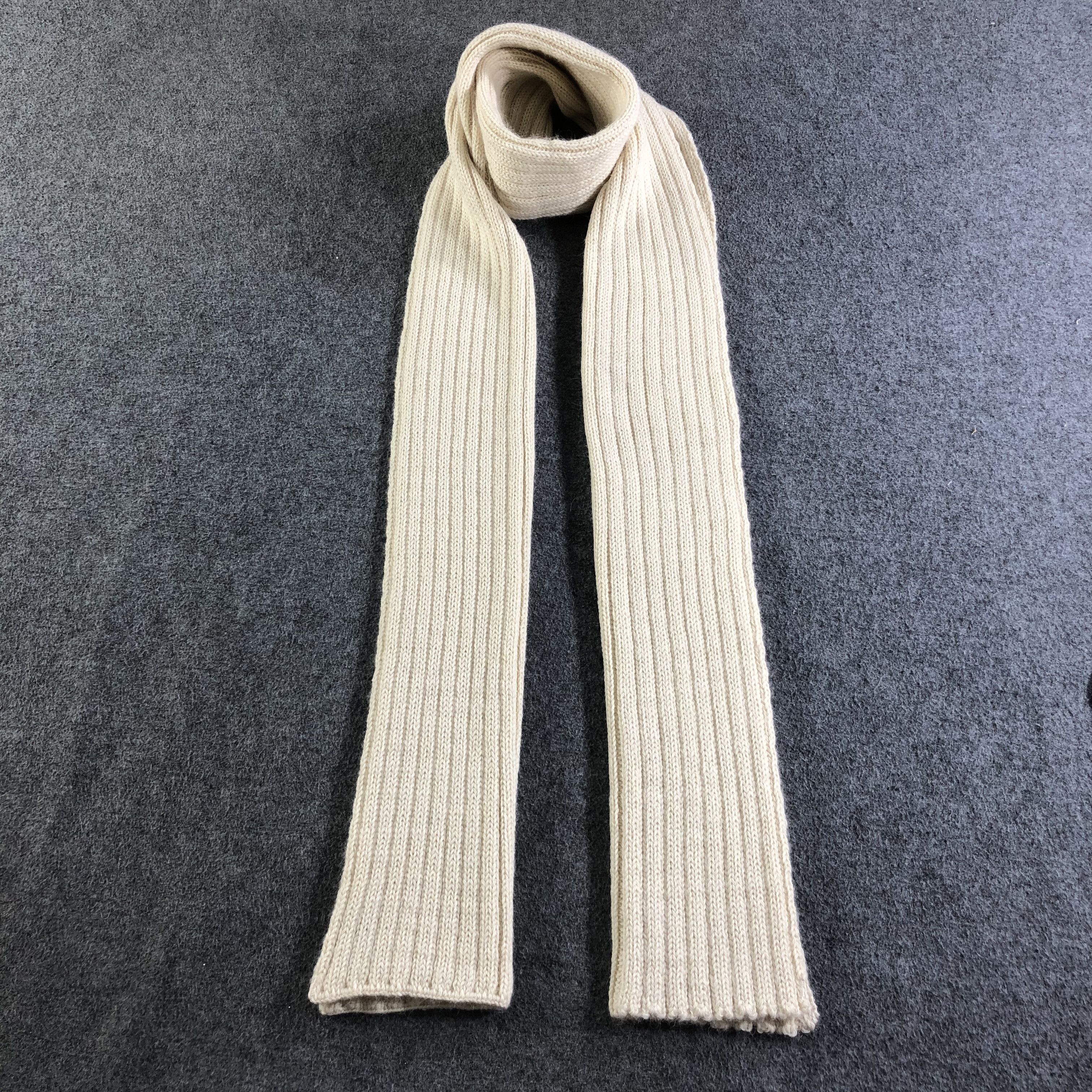 SHIPS Ships Pleated Wool Scarf Muffler Neckwear V2121 Size ONE SIZE - 1 Thumbnail