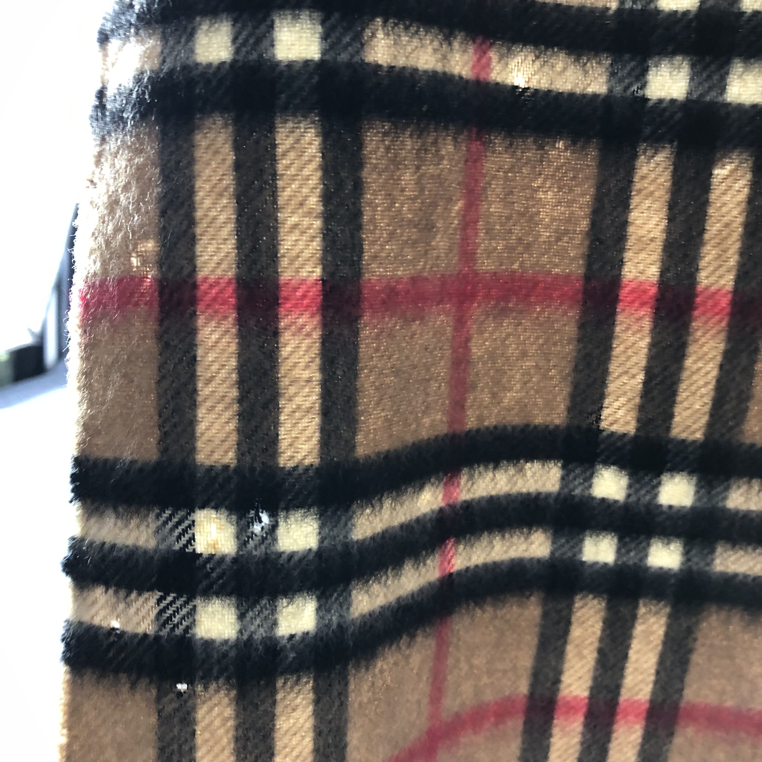 Burberry Burberrys Nova Check Tan Cashmere Scarf Muffler V2150 Size ONE SIZE - 10 Thumbnail