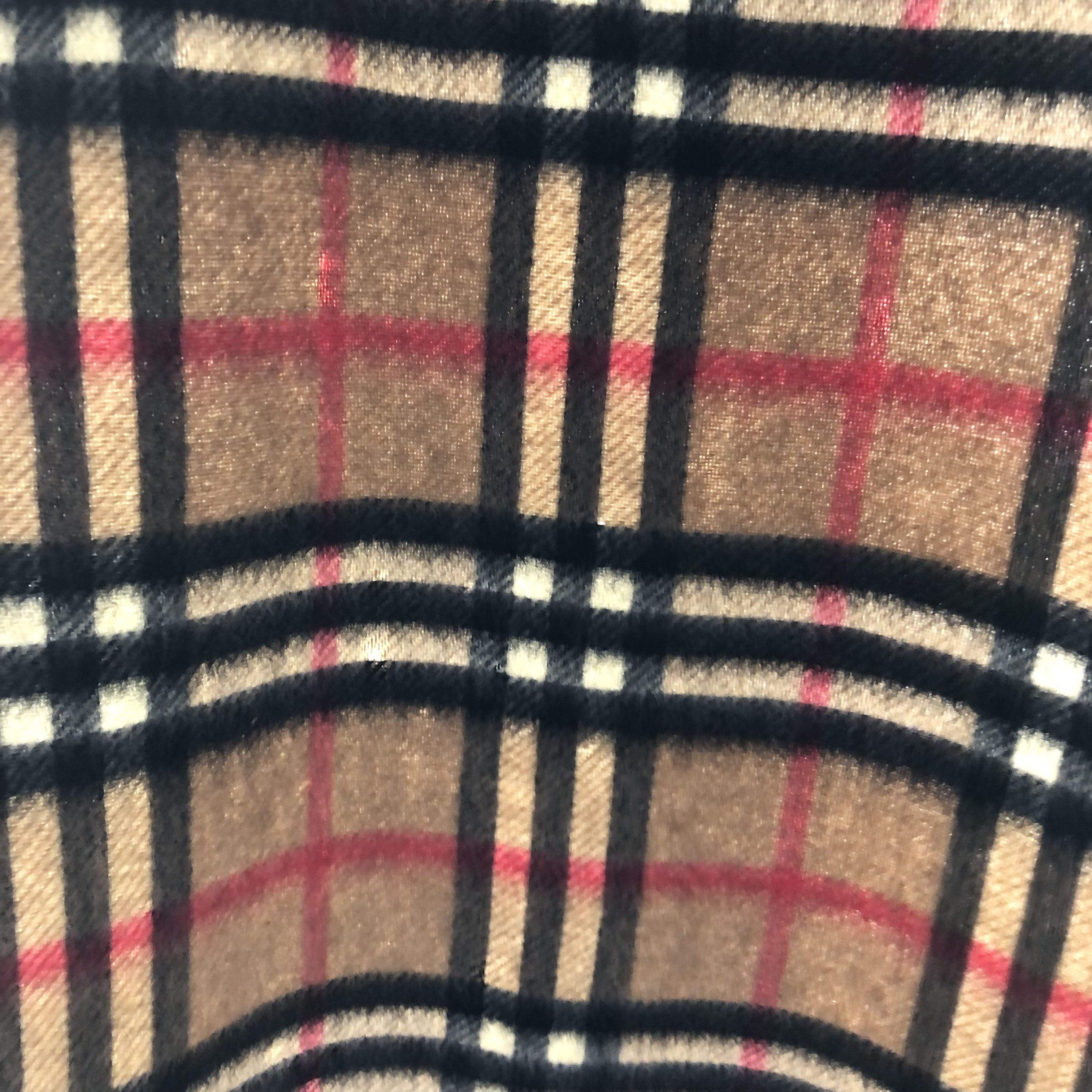Burberry Burberrys Nova Check Tan Cashmere Scarf Muffler V2150 Size ONE SIZE - 11 Thumbnail