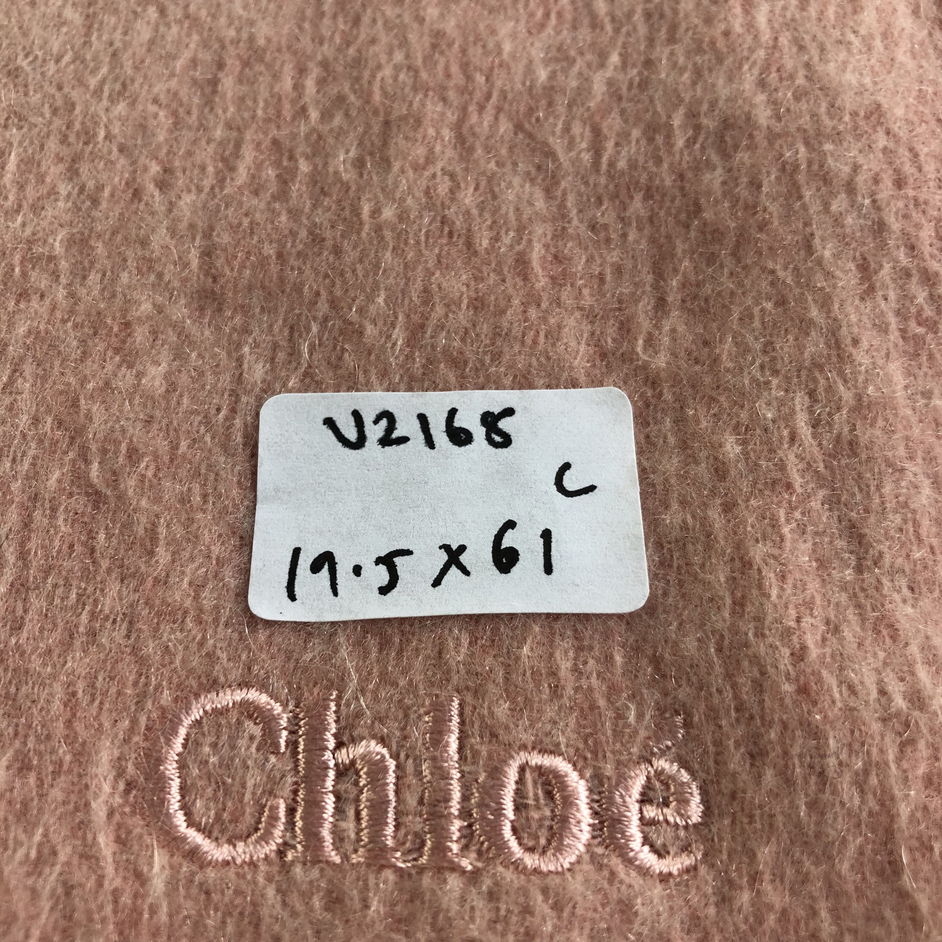 Vintage Chloe Cashmere Scarf Muffler Neckwear V2168 Size ONE SIZE - 7 Thumbnail