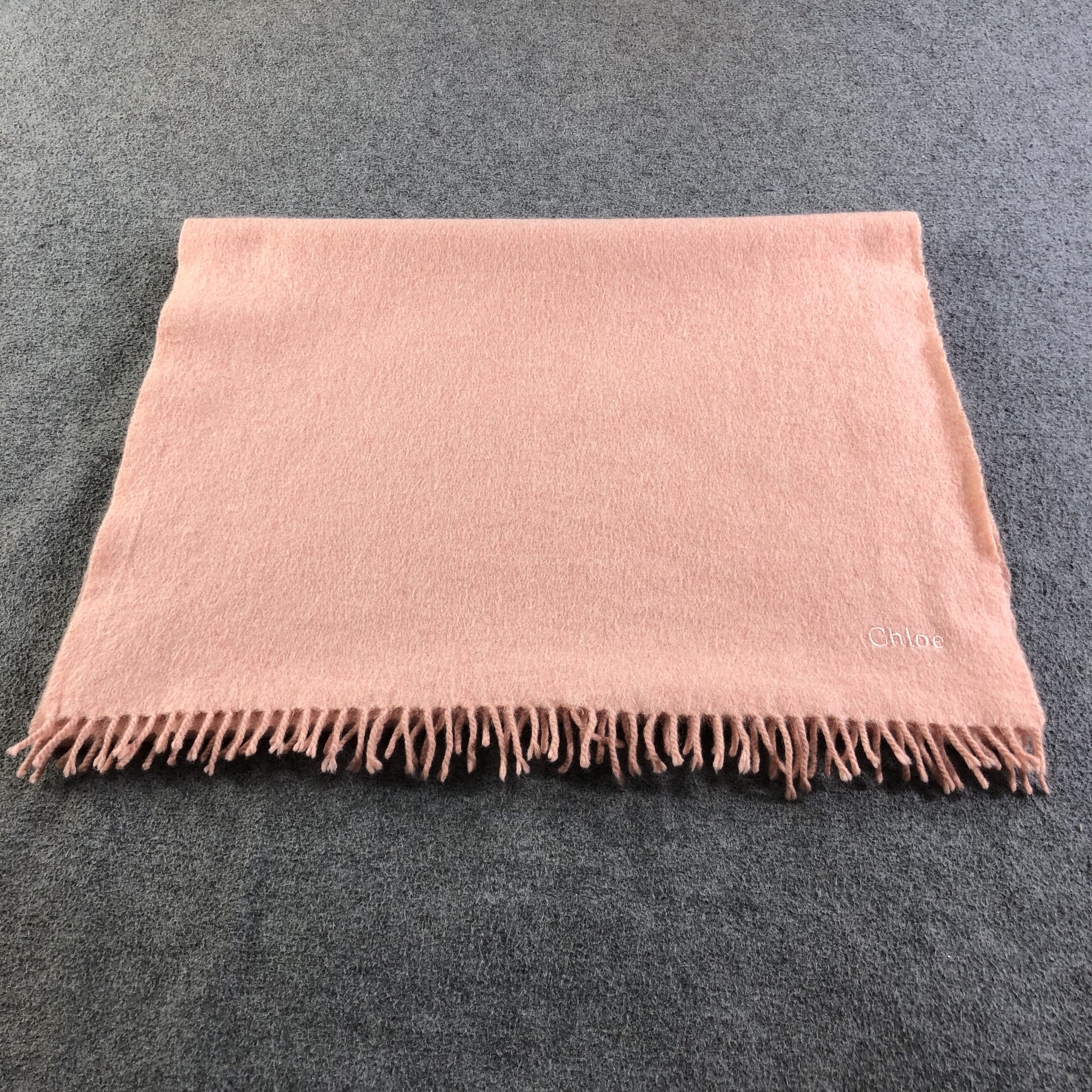 Vintage Chloe Cashmere Scarf Muffler Neckwear V2168 Size ONE SIZE - 3 Thumbnail