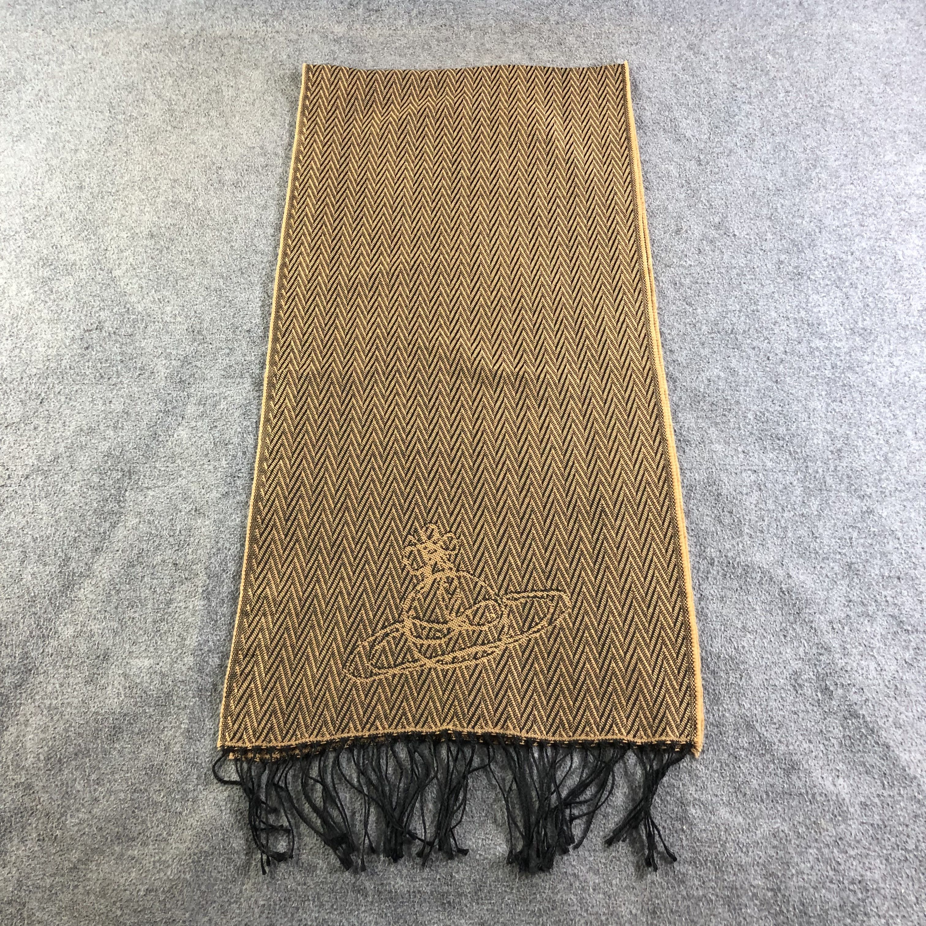 Vivienne Westwood Vivienne Westwood Orbs Wool Scarf Muffler Neckwear V2198 Size ONE SIZE - 2 Thumbnail