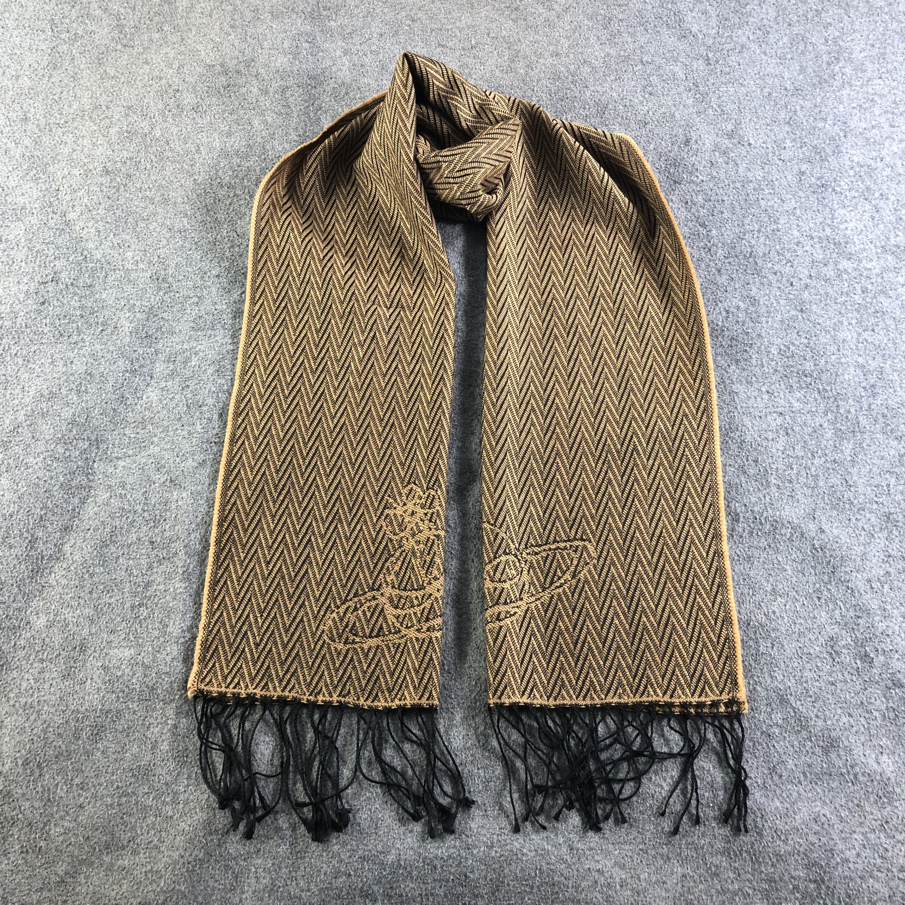 Vivienne Westwood Vivienne Westwood Orbs Wool Scarf Muffler Neckwear V2198 Size ONE SIZE - 1 Thumbnail