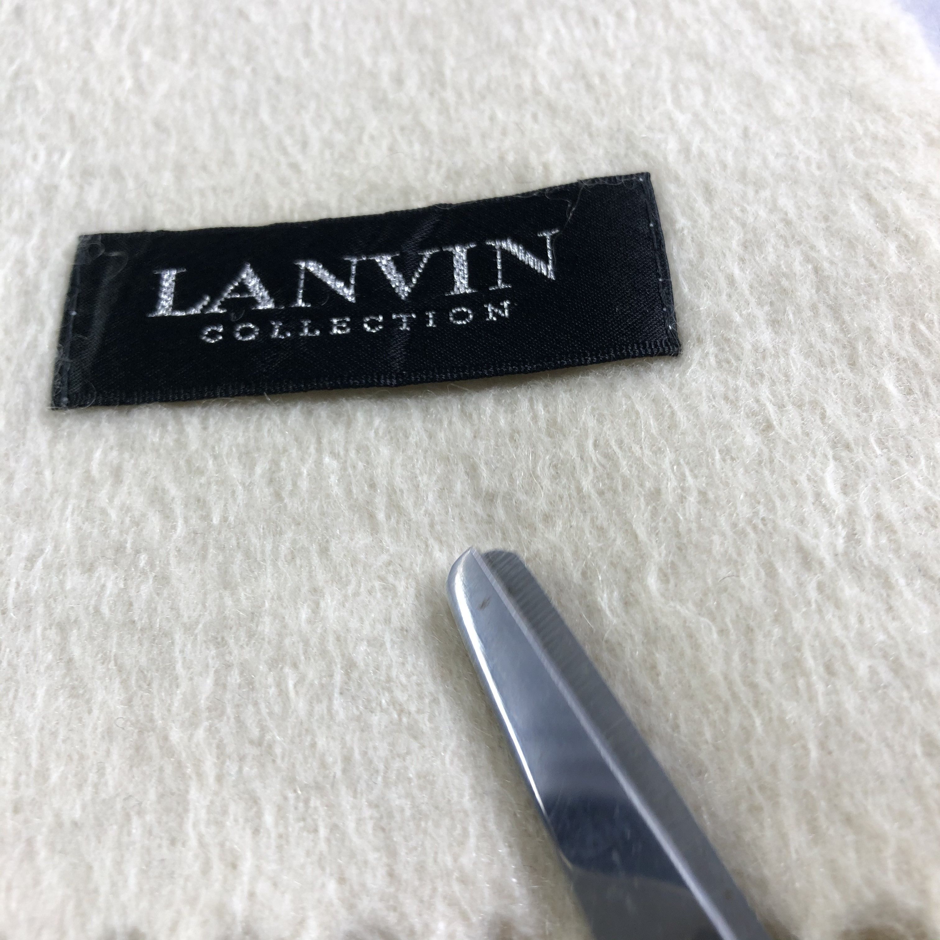 Lanvin Lanvin Cashmere Scarf Muffler Neckwear V2203 Size ONE SIZE - 6 Thumbnail