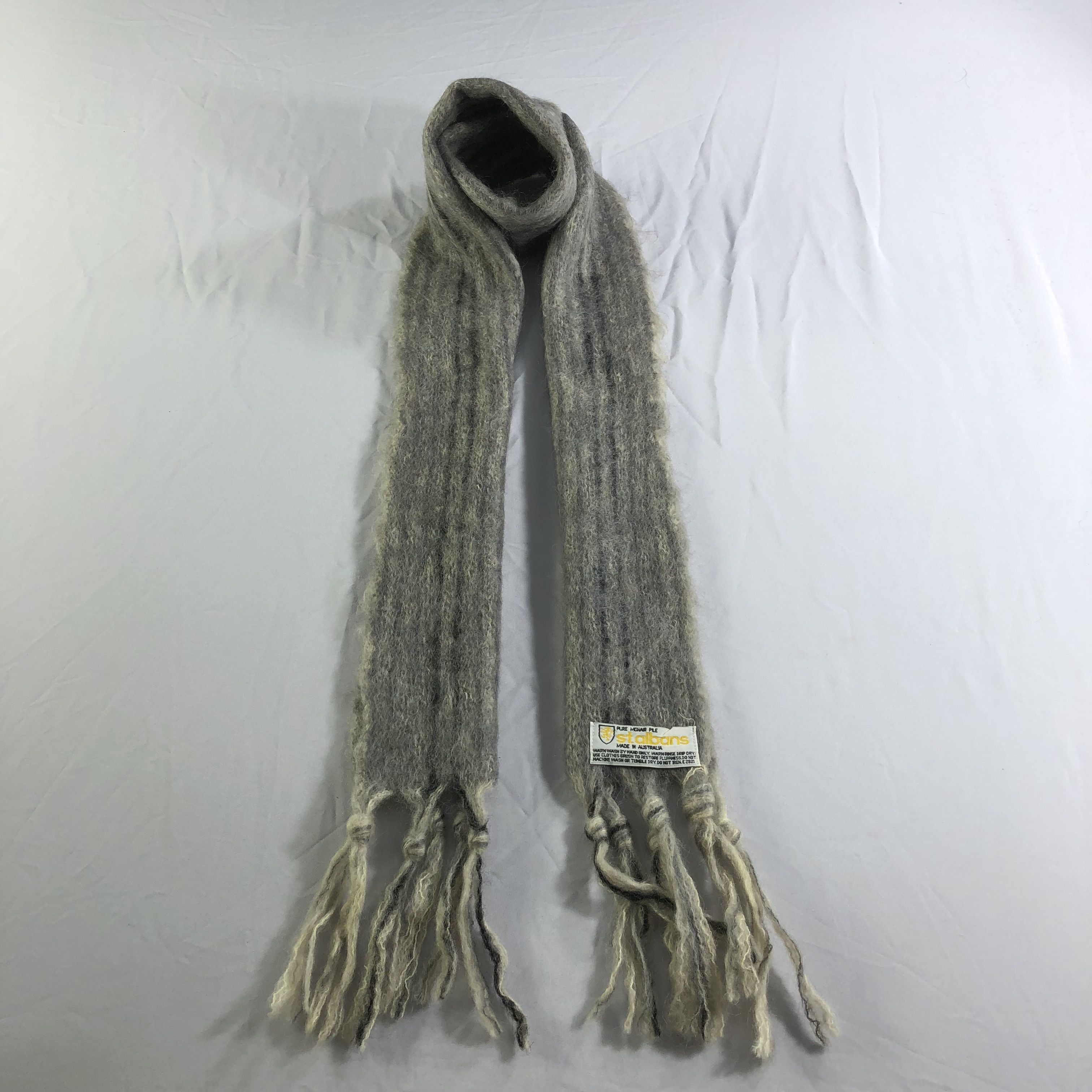 Vintage St Albans Mohair Scarf Muffler Neckwear V2211 | Grailed