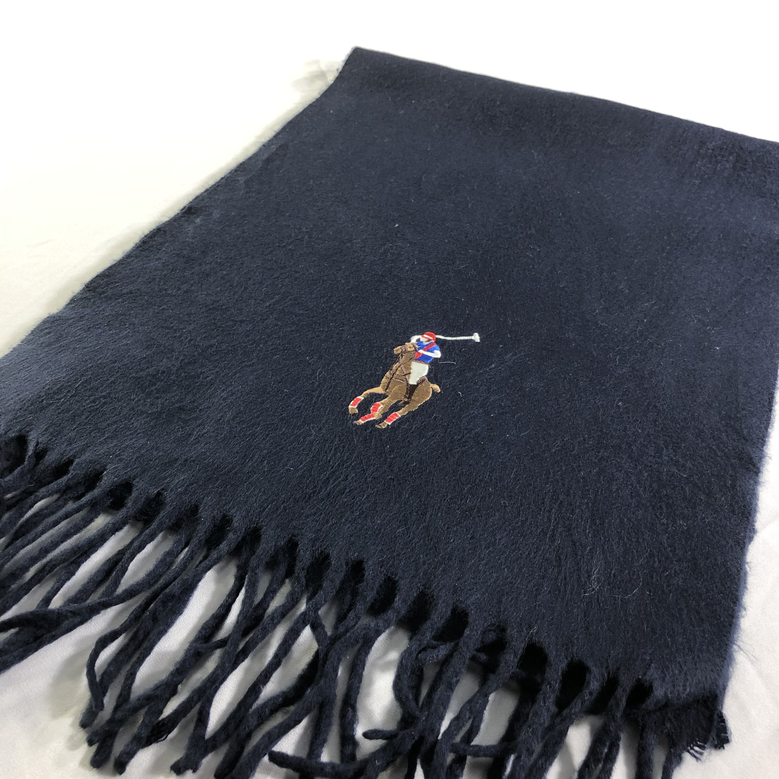 Polo Ralph Lauren Polo Ralph Lauren Wool Scarf Muffler Neckwear V2221 Size ONE SIZE - 2 Thumbnail