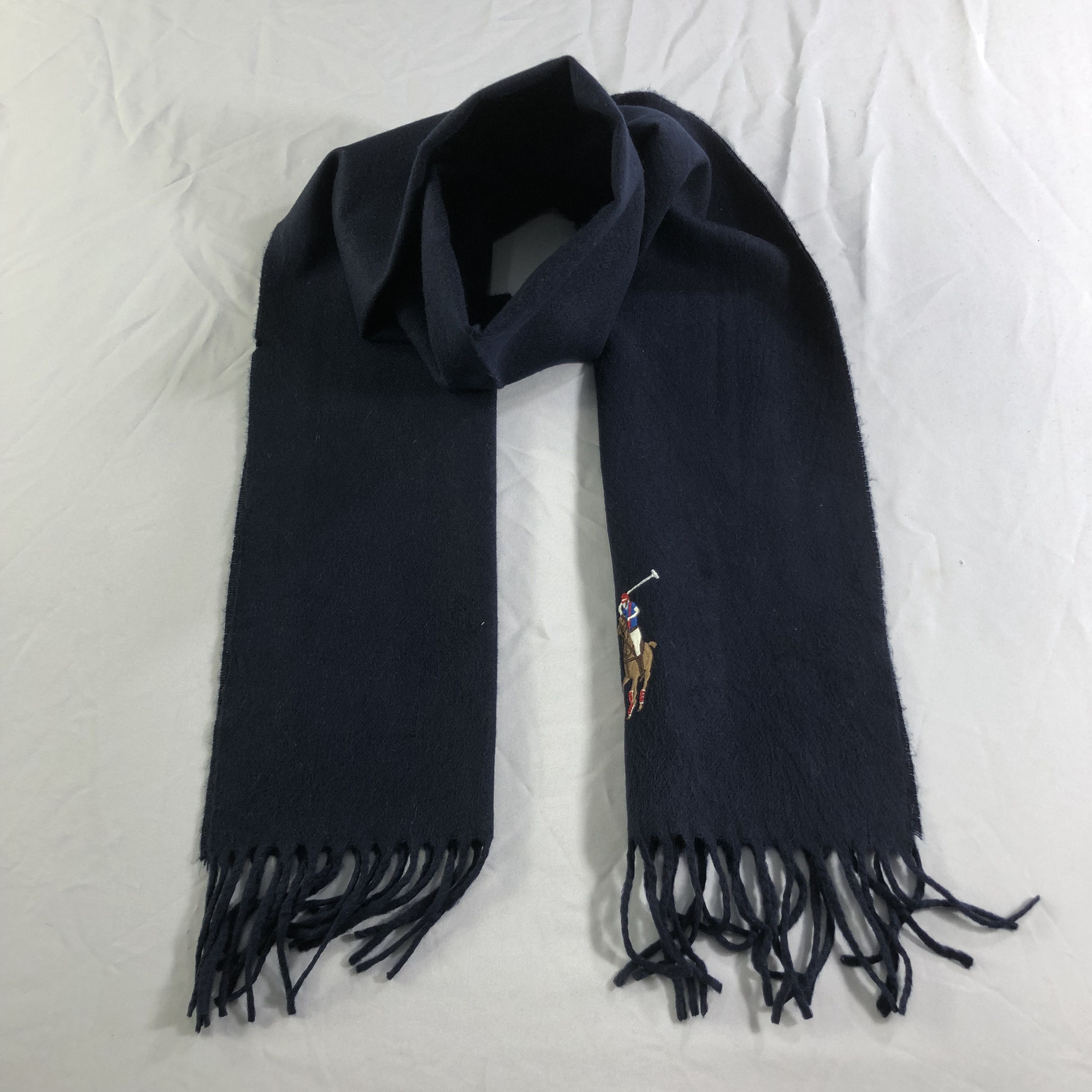 Polo Ralph Lauren Polo Ralph Lauren Wool Scarf Muffler Neckwear V2221 Size ONE SIZE - 3 Thumbnail