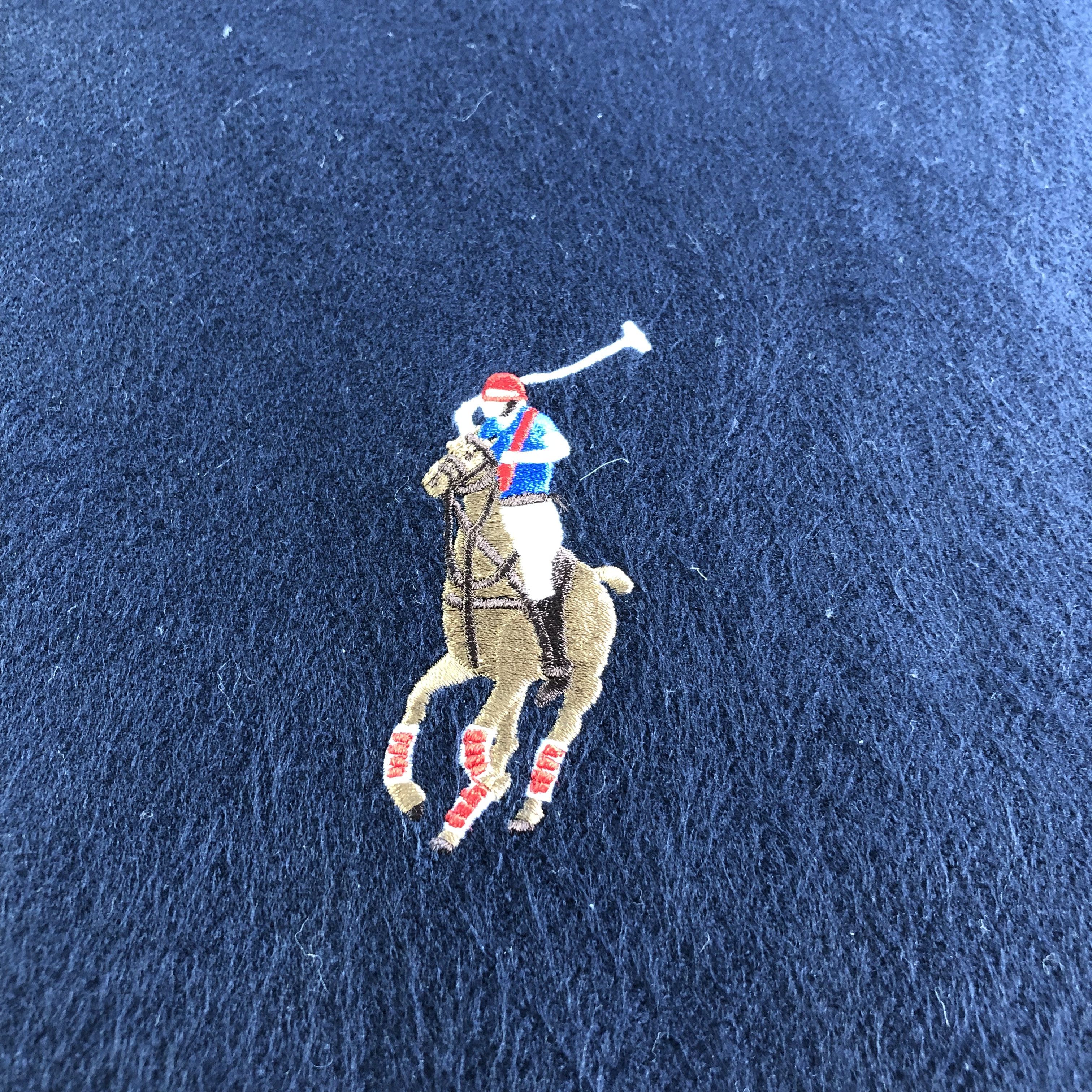 Polo Ralph Lauren Polo Ralph Lauren Wool Scarf Muffler Neckwear V2221 Size ONE SIZE - 4 Thumbnail