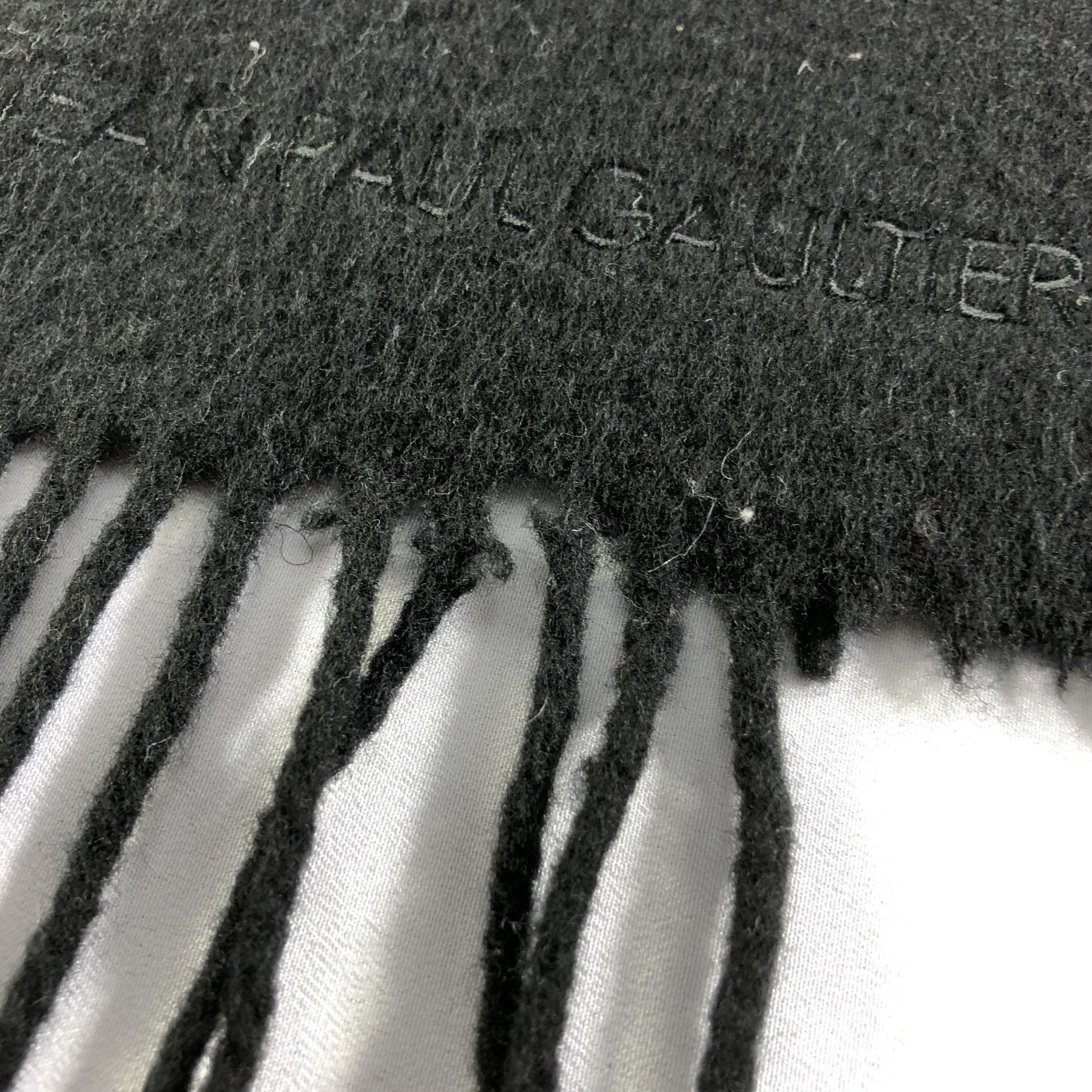 Jean Paul Gaultier Jean Paul Gaultier Wool Scarf Muffler Neckwear V2226 Size ONE SIZE - 6 Thumbnail