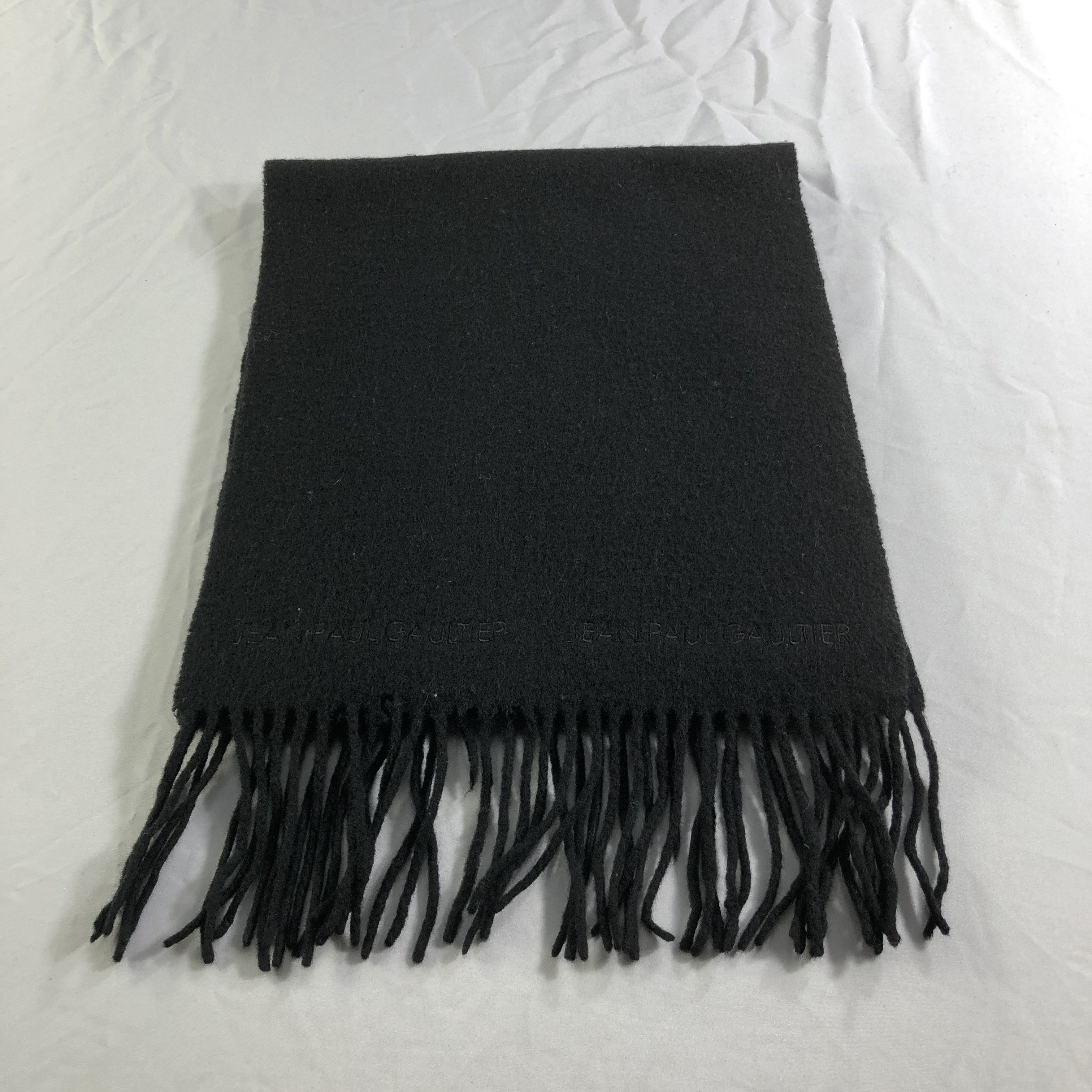 Jean Paul Gaultier Jean Paul Gaultier Wool Scarf Muffler Neckwear V2226 Size ONE SIZE - 2 Thumbnail
