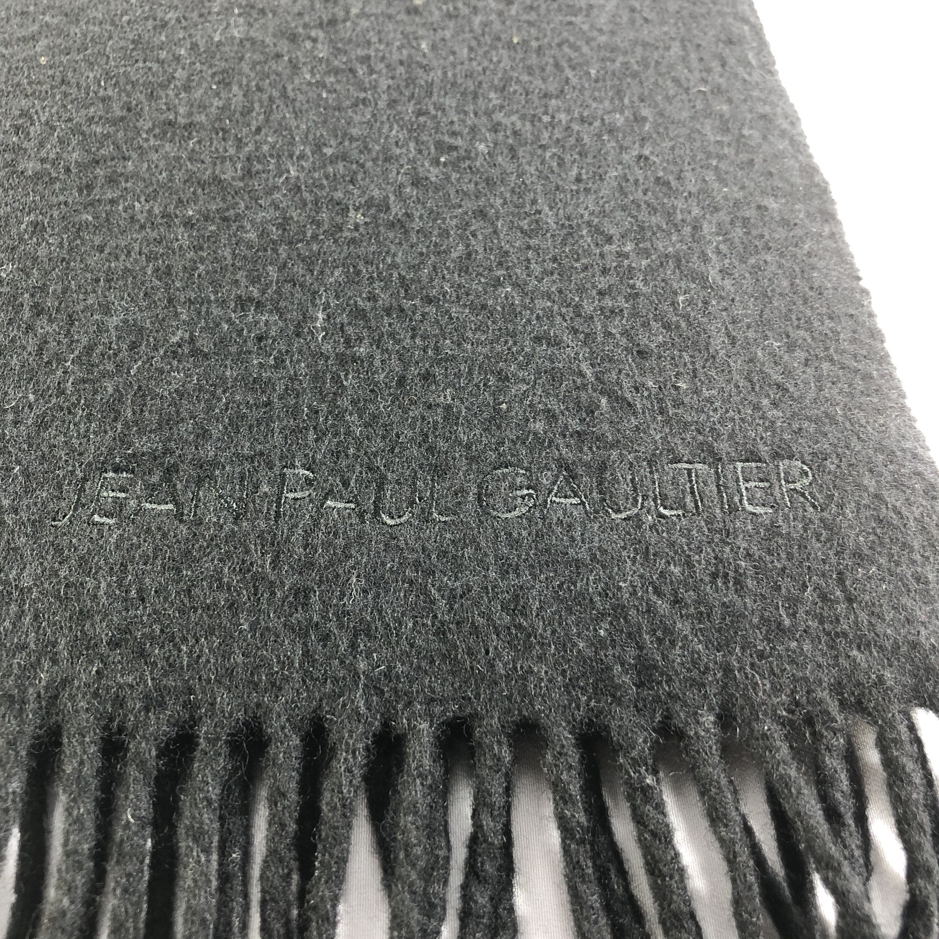 Jean Paul Gaultier Jean Paul Gaultier Wool Scarf Muffler Neckwear V2226 Size ONE SIZE - 4 Thumbnail