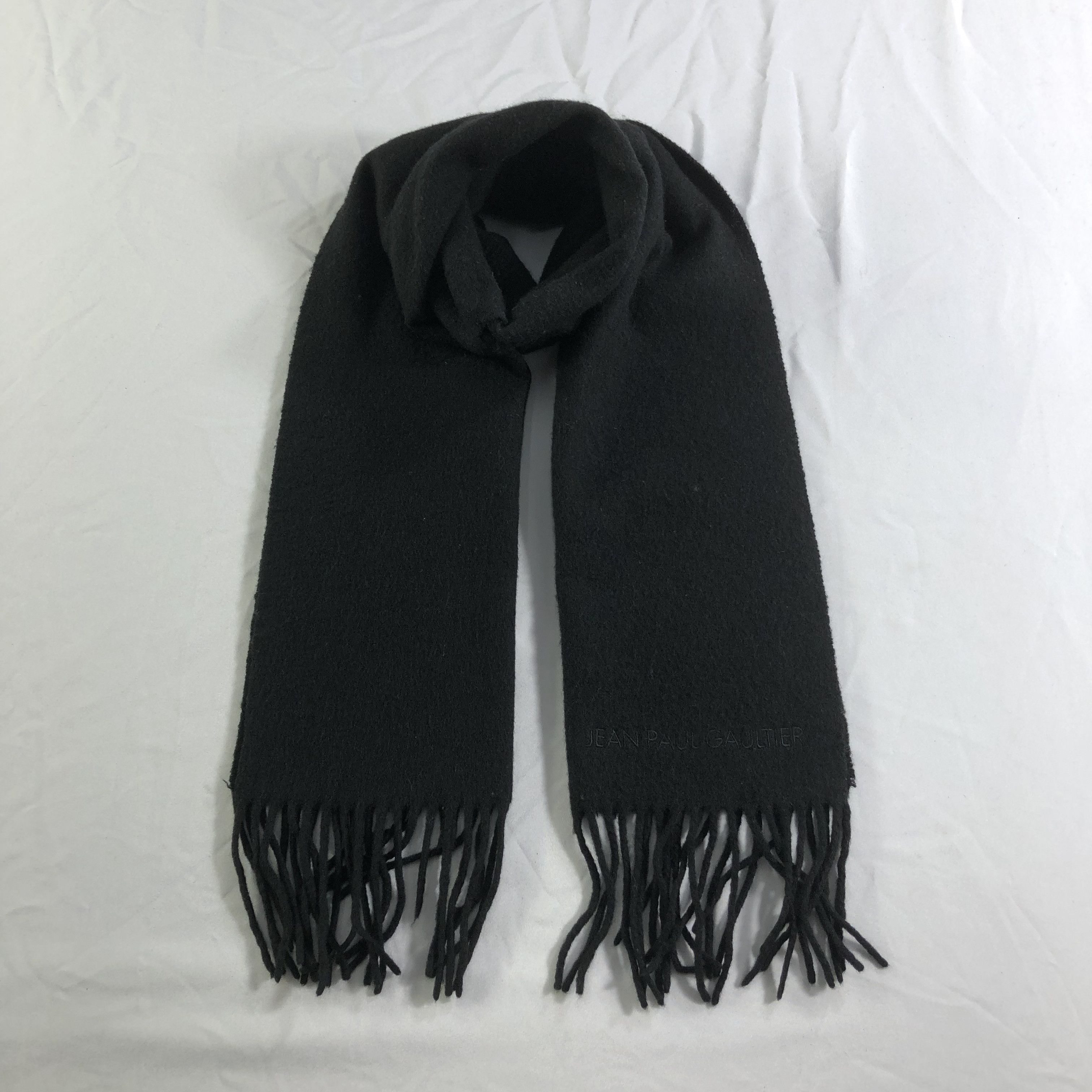 Jean Paul Gaultier Jean Paul Gaultier Wool Scarf Muffler Neckwear V2226 Size ONE SIZE - 1 Thumbnail