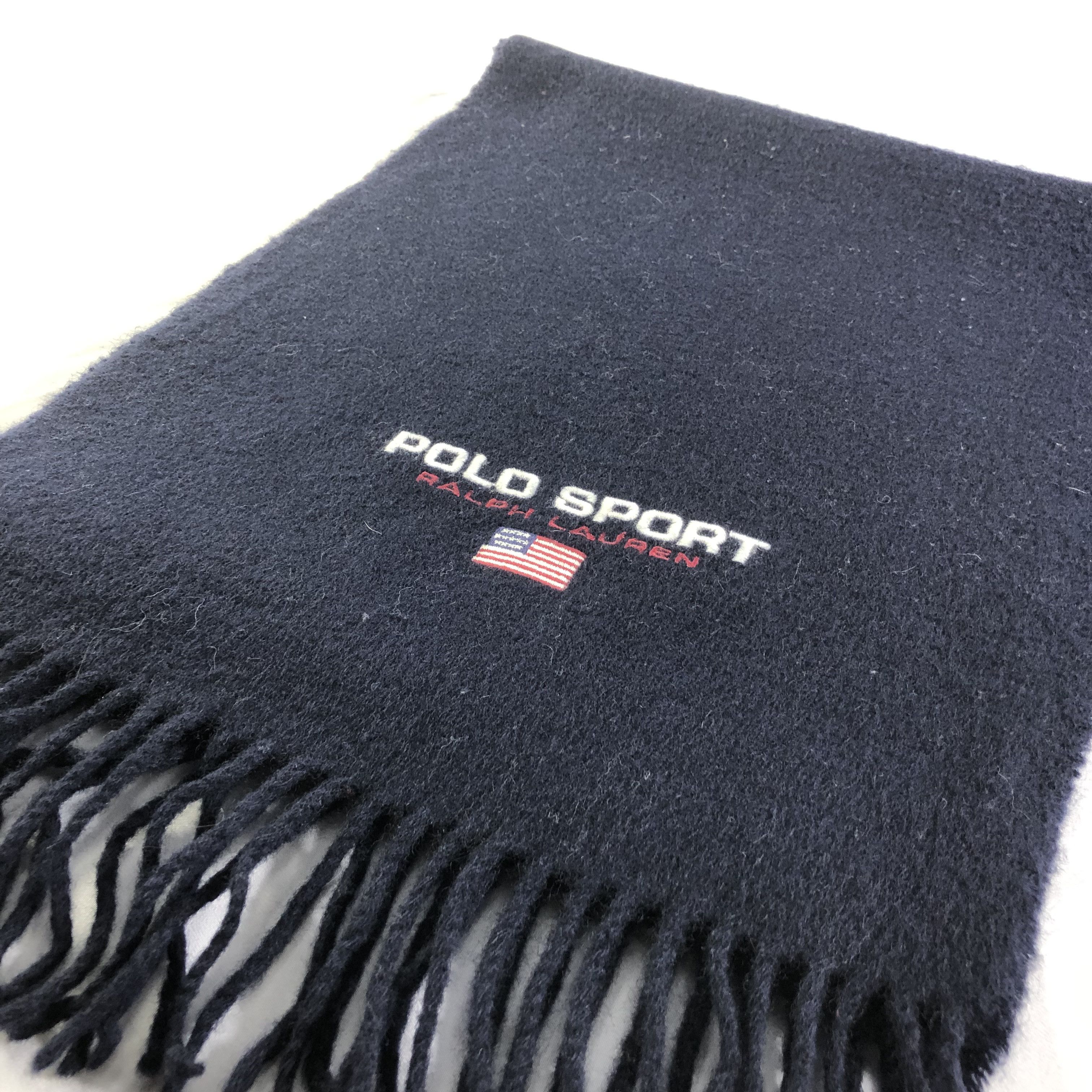Polo Ralph Lauren Polo Ralph Lauren Wool Scarf Muffler Neckwear V2236 Size ONE SIZE - 3 Thumbnail