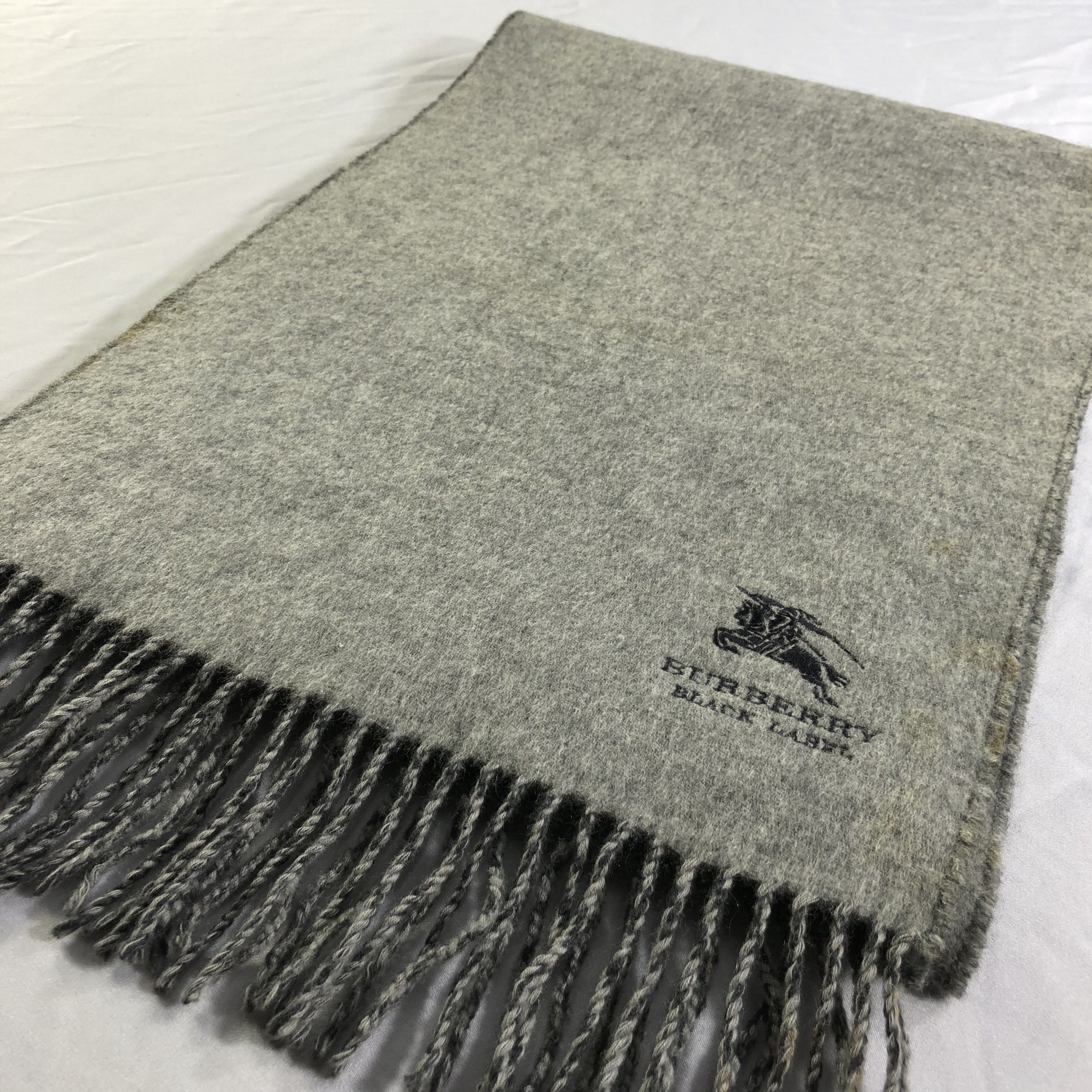 Burberry Burberrys Black Label Wool/Cashmere Scarf Muffler V2237 Size ONE SIZE - 3 Thumbnail