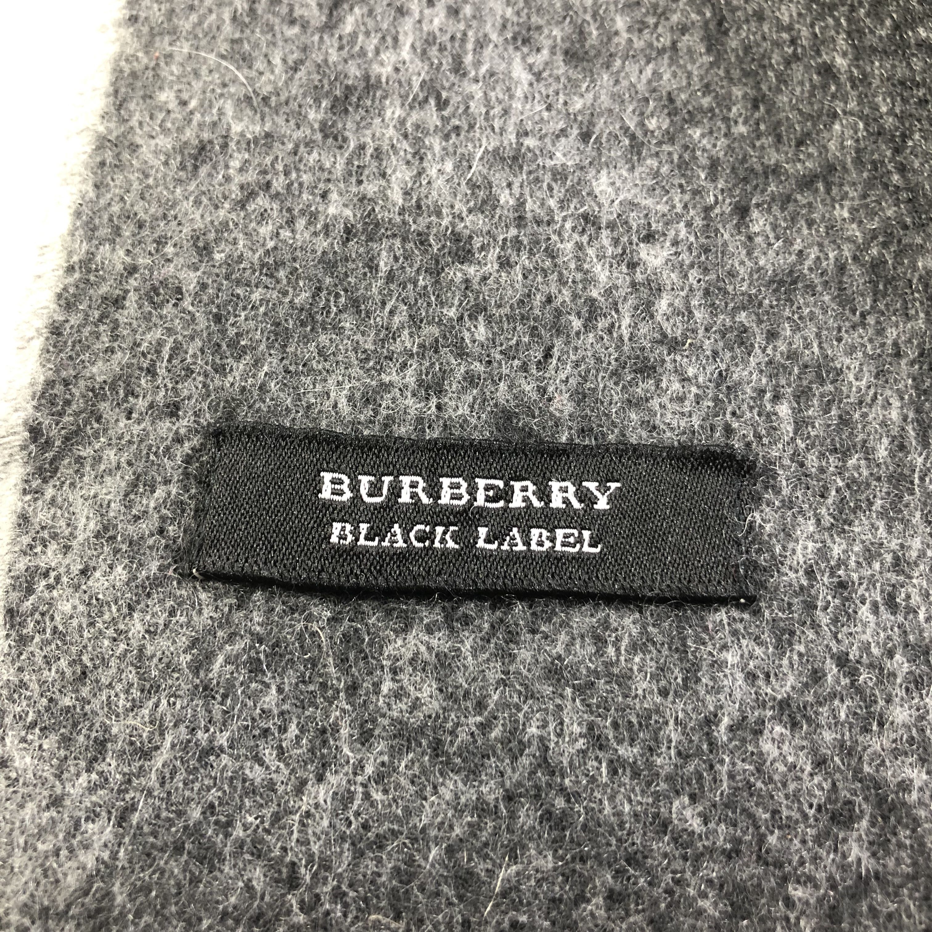 Burberry Burberrys Black Label Wool/Cashmere Scarf Muffler V2237 Size ONE SIZE - 5 Thumbnail