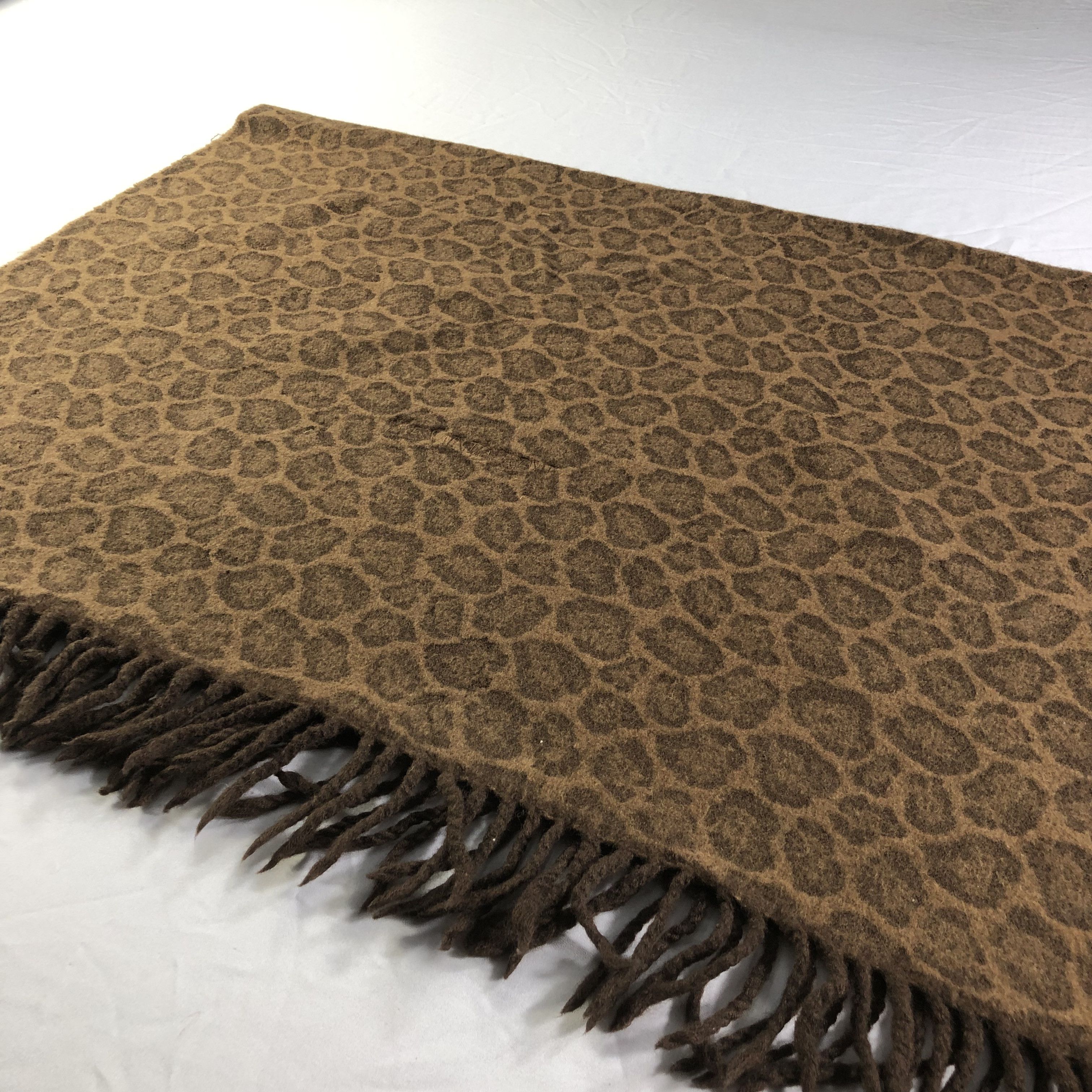 Yves Saint Laurent Yves Saint Laurent Wool Scarf Muffler Neckwear V2242 Size ONE SIZE - 2 Thumbnail