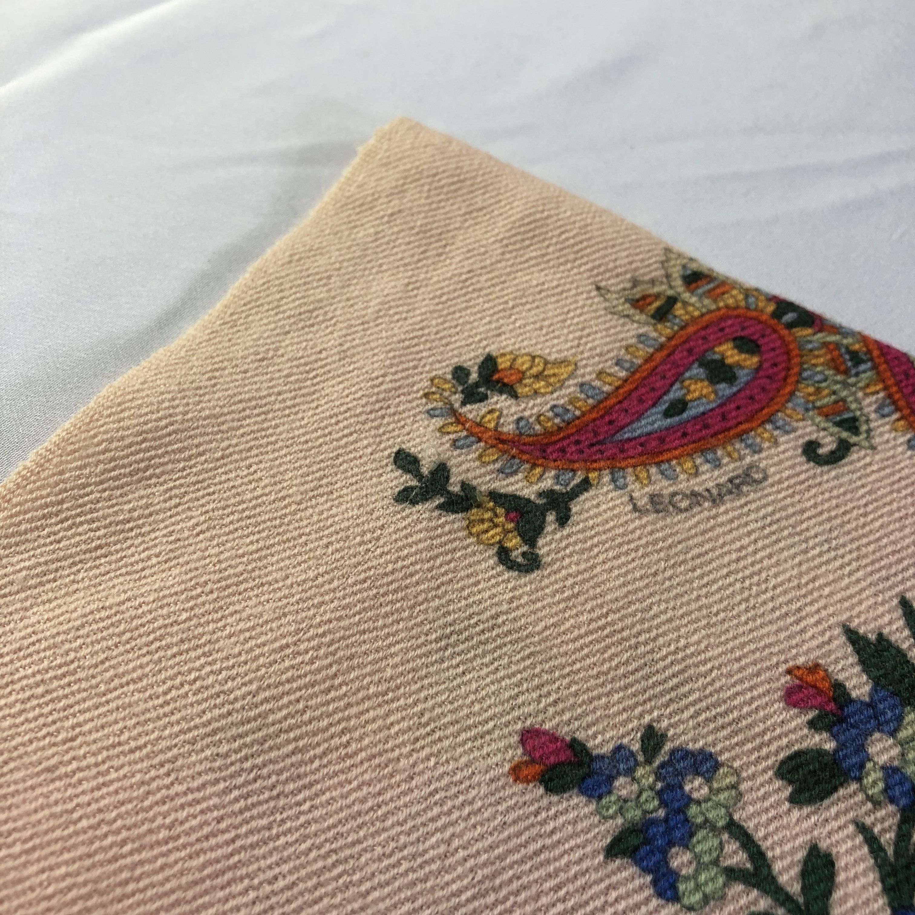 Leonard Paris Leonard Floral Wool Scarf Muffler Mantilla Stole V2244 Size ONE SIZE - 14 Thumbnail