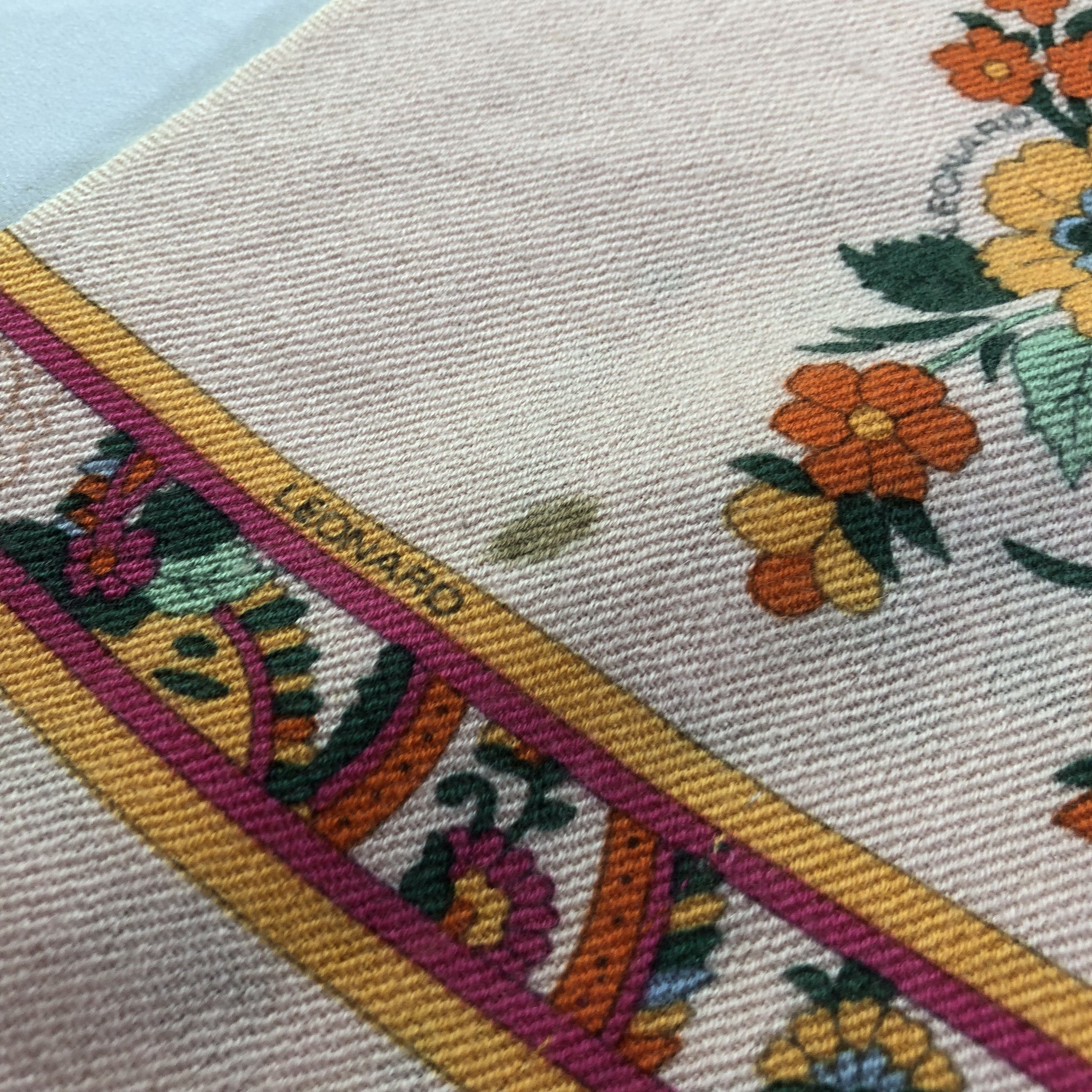 Leonard Paris Leonard Floral Wool Scarf Muffler Mantilla Stole V2244 Size ONE SIZE - 6 Thumbnail