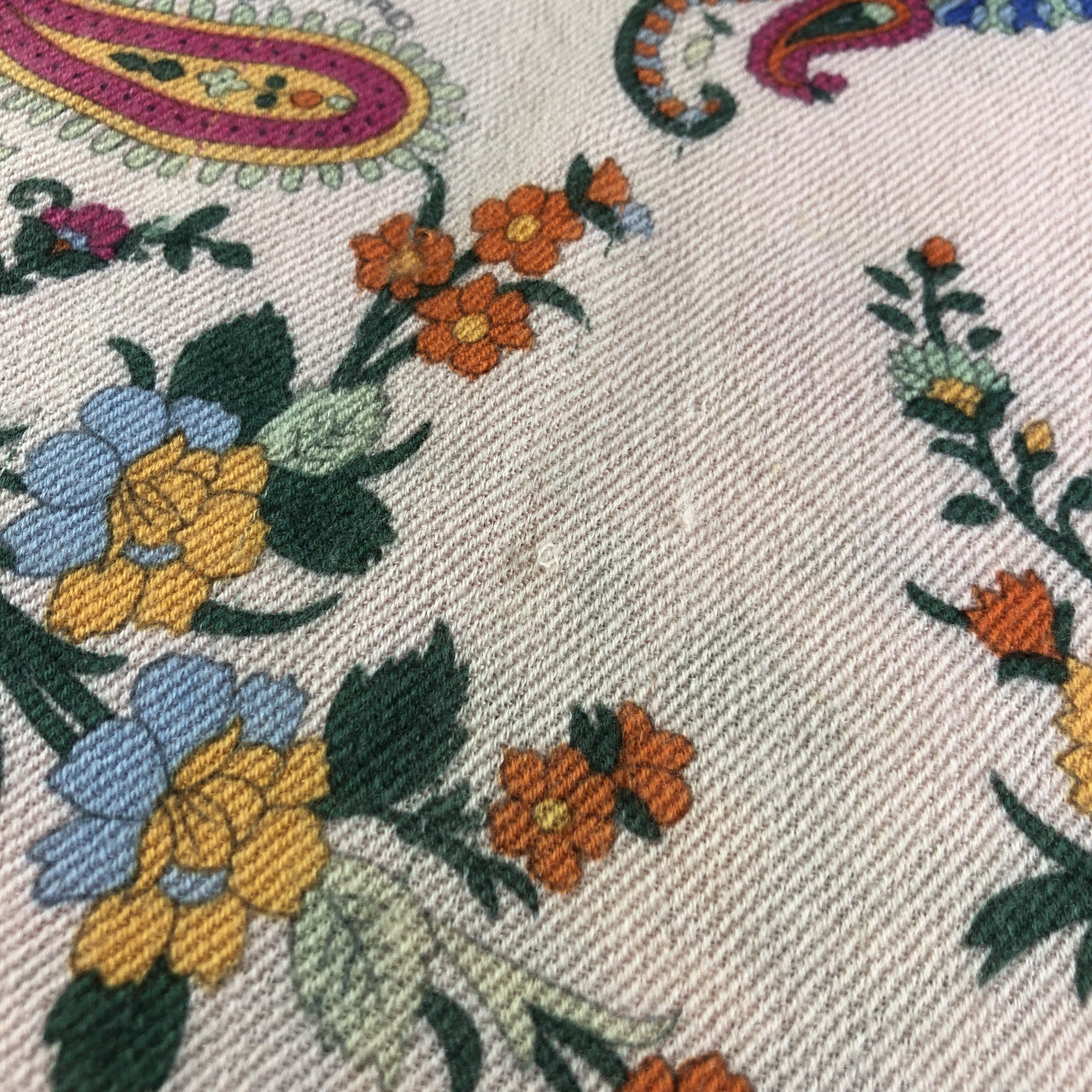 Leonard Paris Leonard Floral Wool Scarf Muffler Mantilla Stole V2244 Size ONE SIZE - 12 Thumbnail