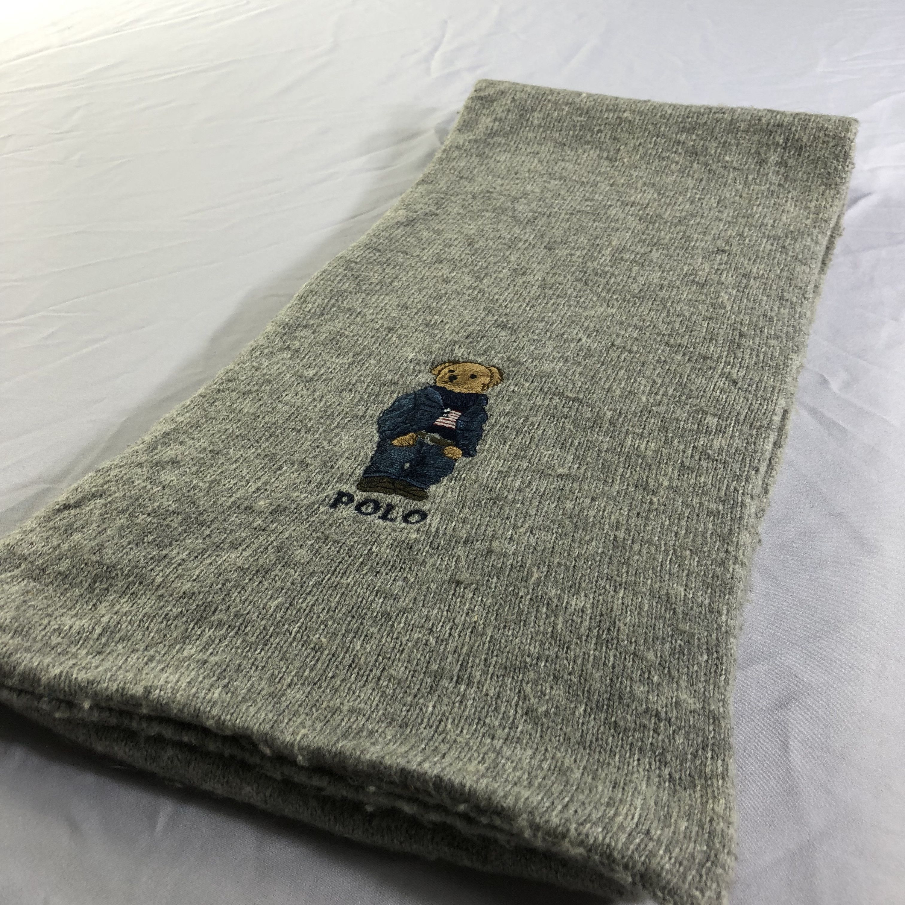 Polo Ralph Lauren Polo Bear Scarf Muffler Neckwear V2259 Size ONE SIZE - 3 Thumbnail