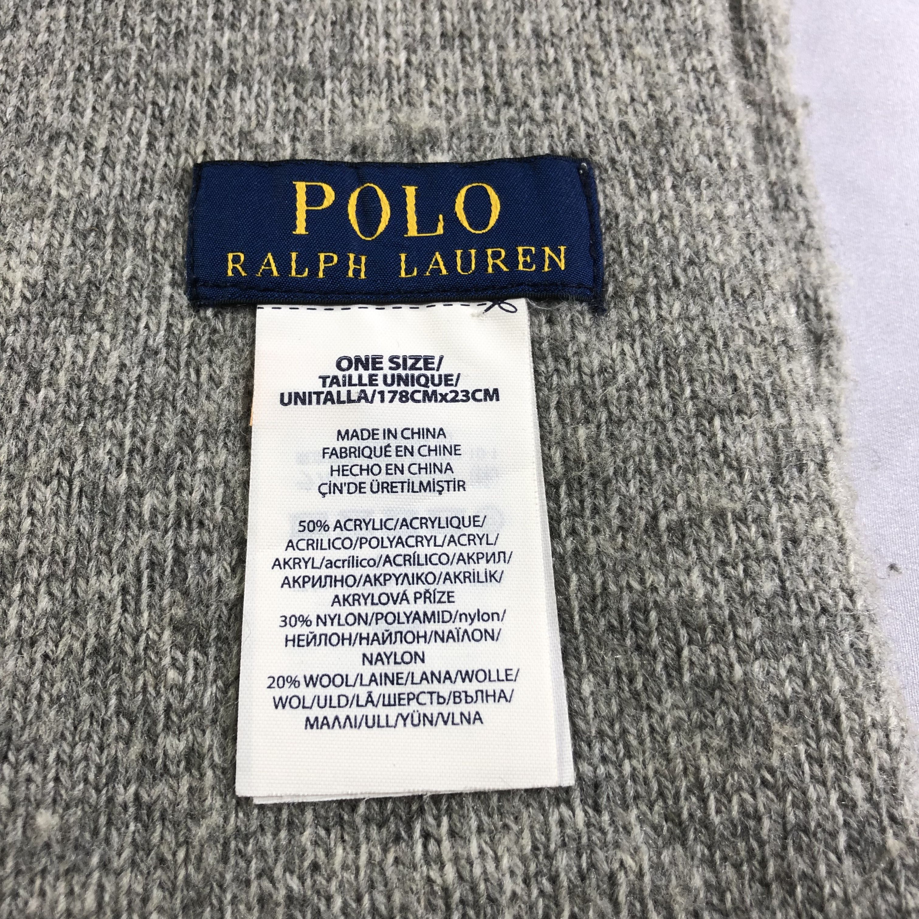 Polo Ralph Lauren Polo Bear Scarf Muffler Neckwear V2259 Size ONE SIZE - 5 Thumbnail