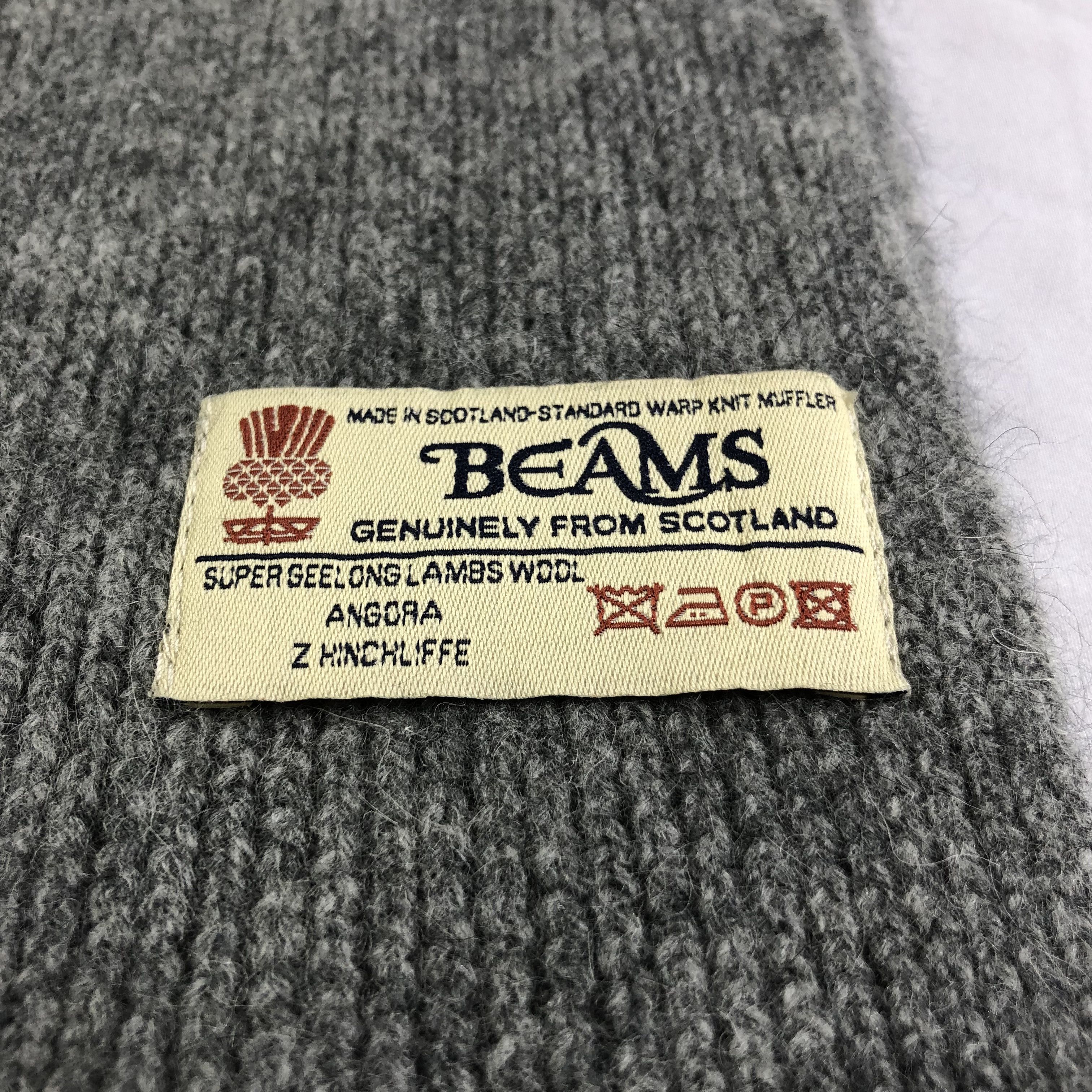 Beams Plus Beams Knit Wool Scarf Muffler Neckwear V2261 Size ONE SIZE - 5 Thumbnail