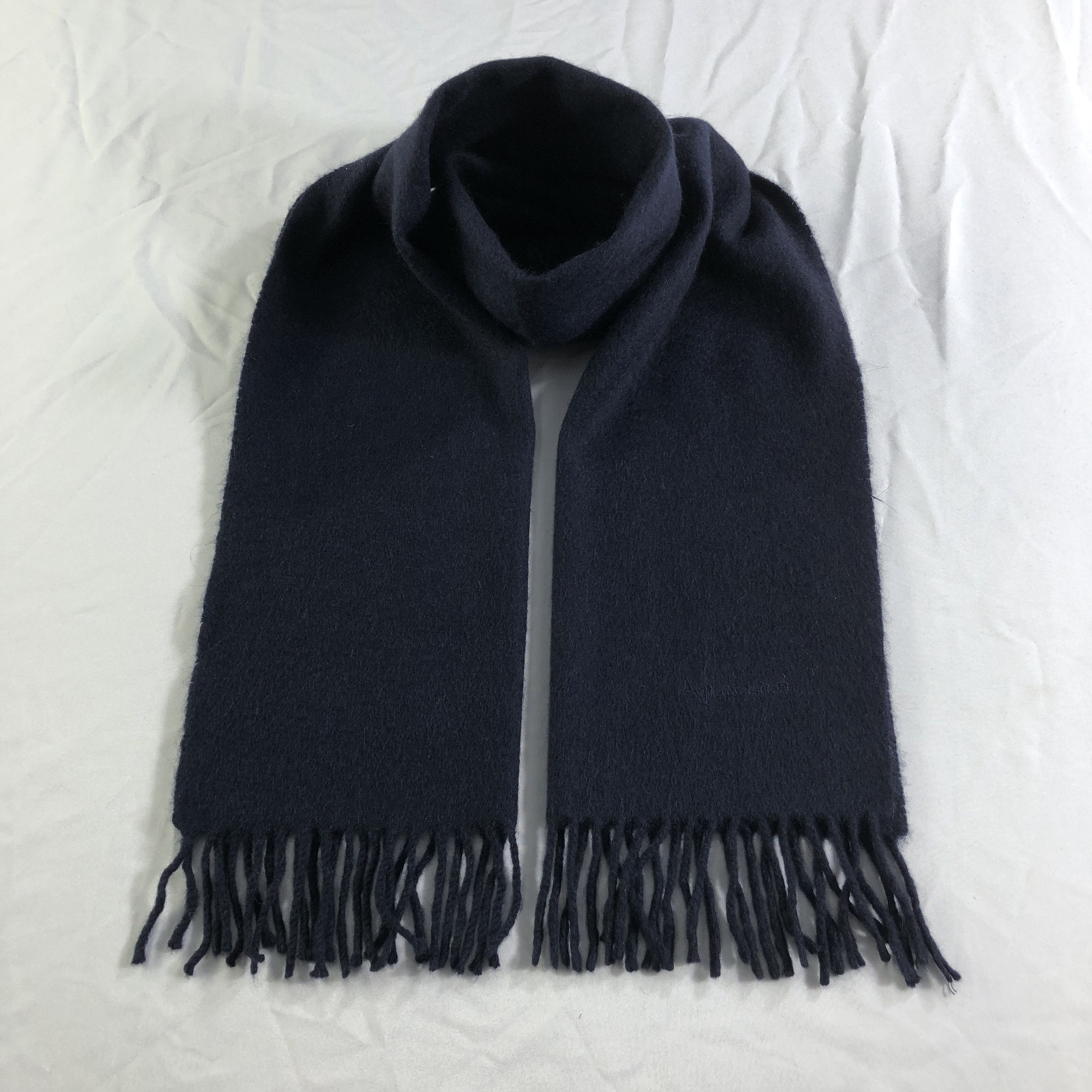 Aquascutum Aquascutum Cashmere Scarf Muffler Neckwear V2264 Size ONE SIZE - 1 Thumbnail