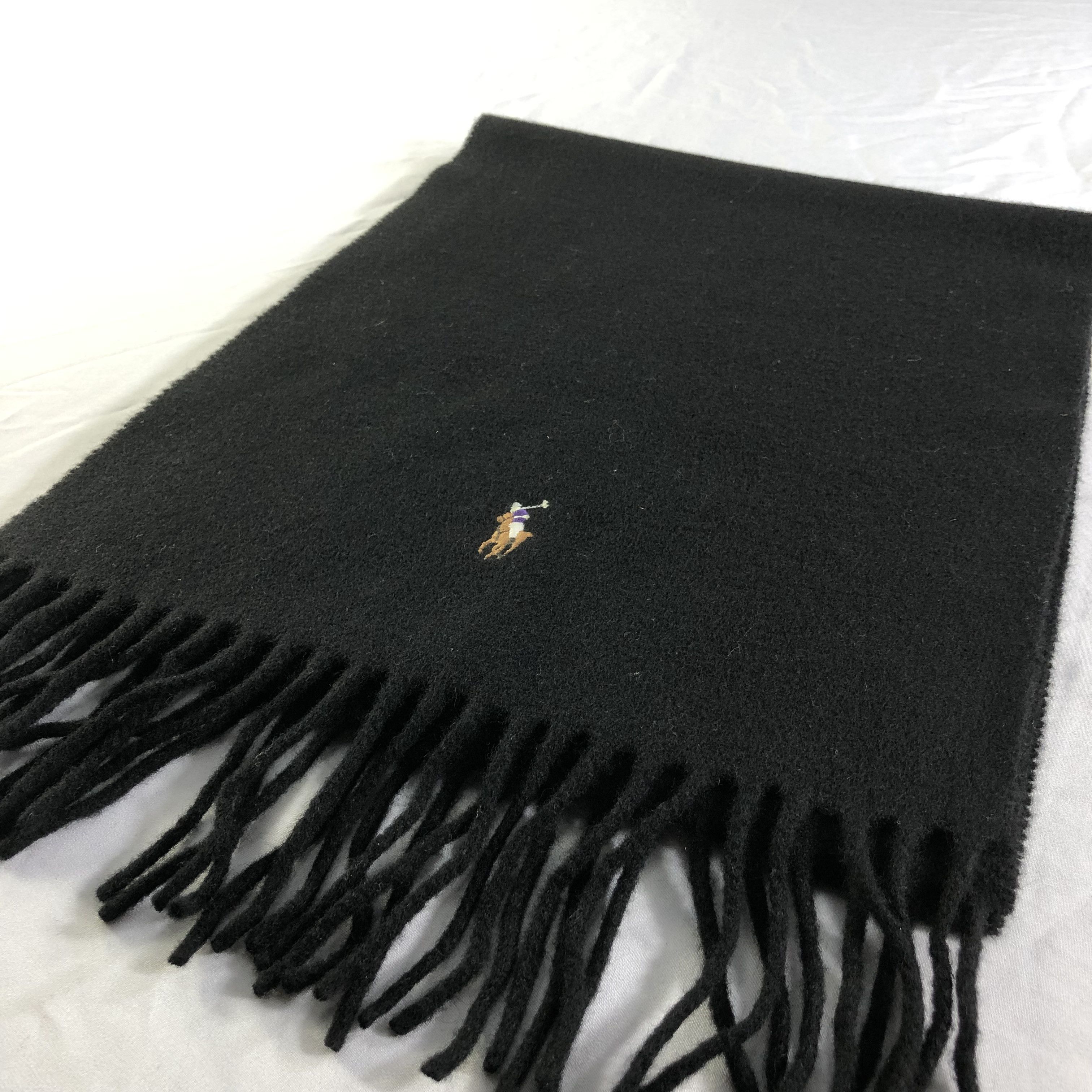 Polo Ralph Lauren Polo Ralph Lauren Wool Scarf Muffler Neckwear V2269 Size ONE SIZE - 3 Thumbnail